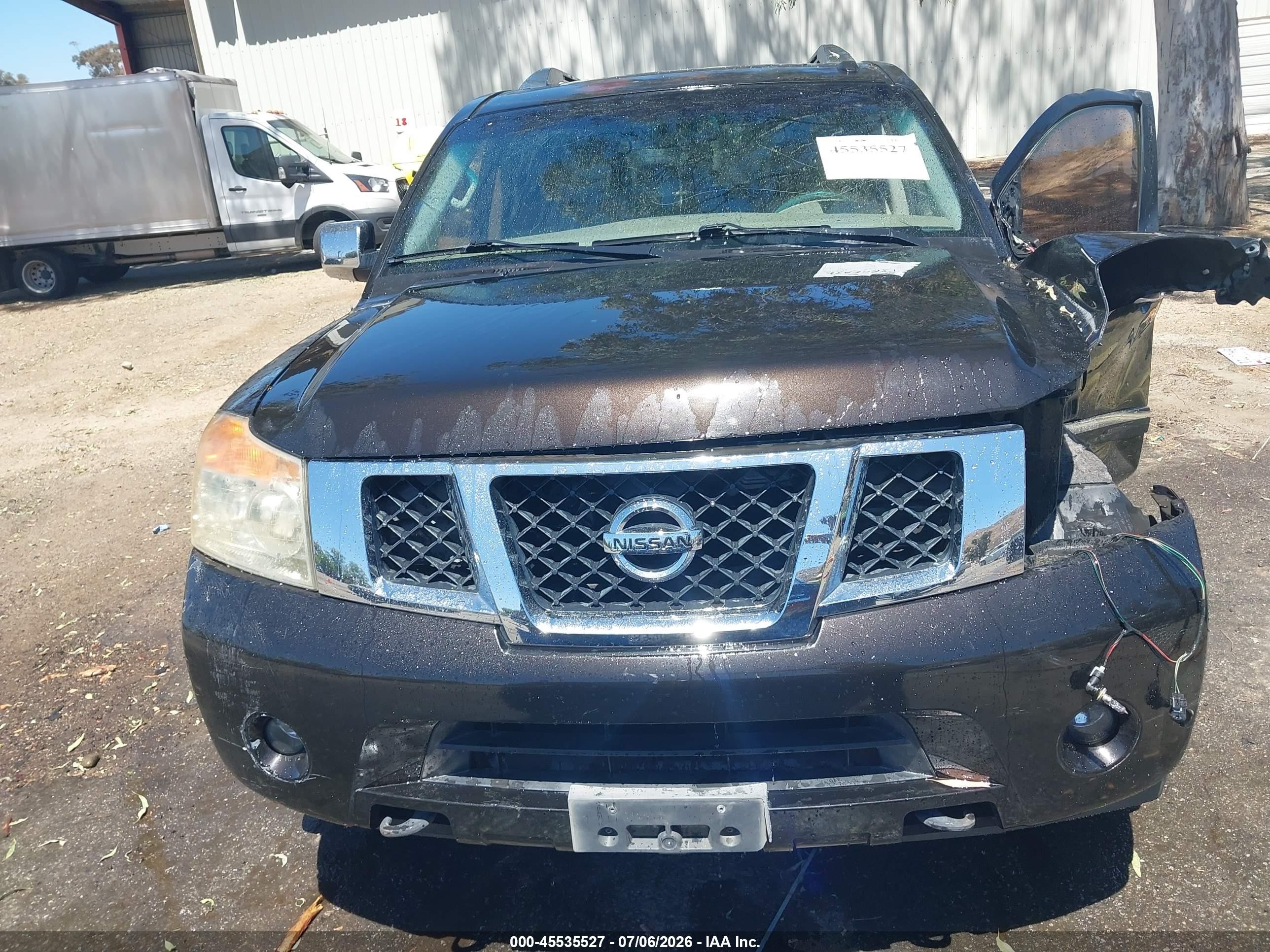 2013 Nissan Armada Sl Gray vin: 5N1BA0ND5DN600437