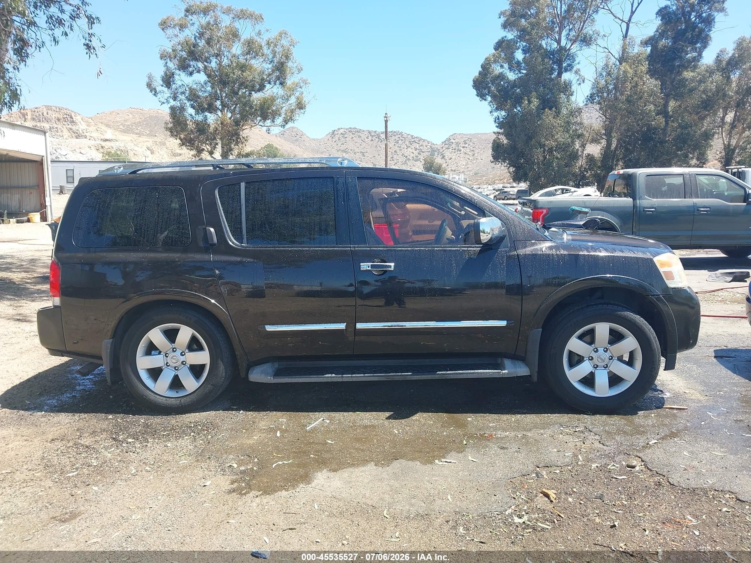 2013 Nissan Armada Sl Gray vin: 5N1BA0ND5DN600437