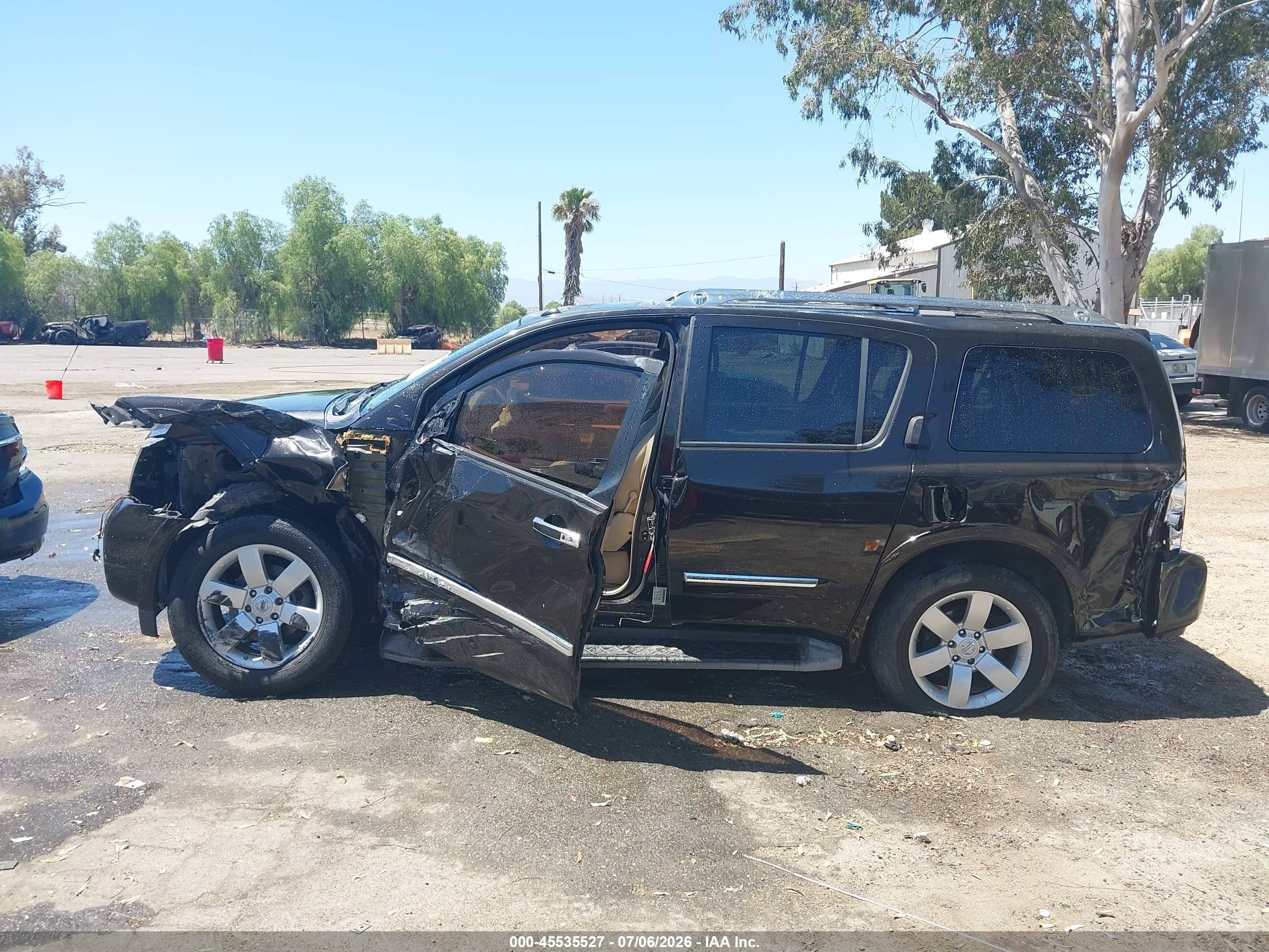 2013 Nissan Armada Sl Gray vin: 5N1BA0ND5DN600437