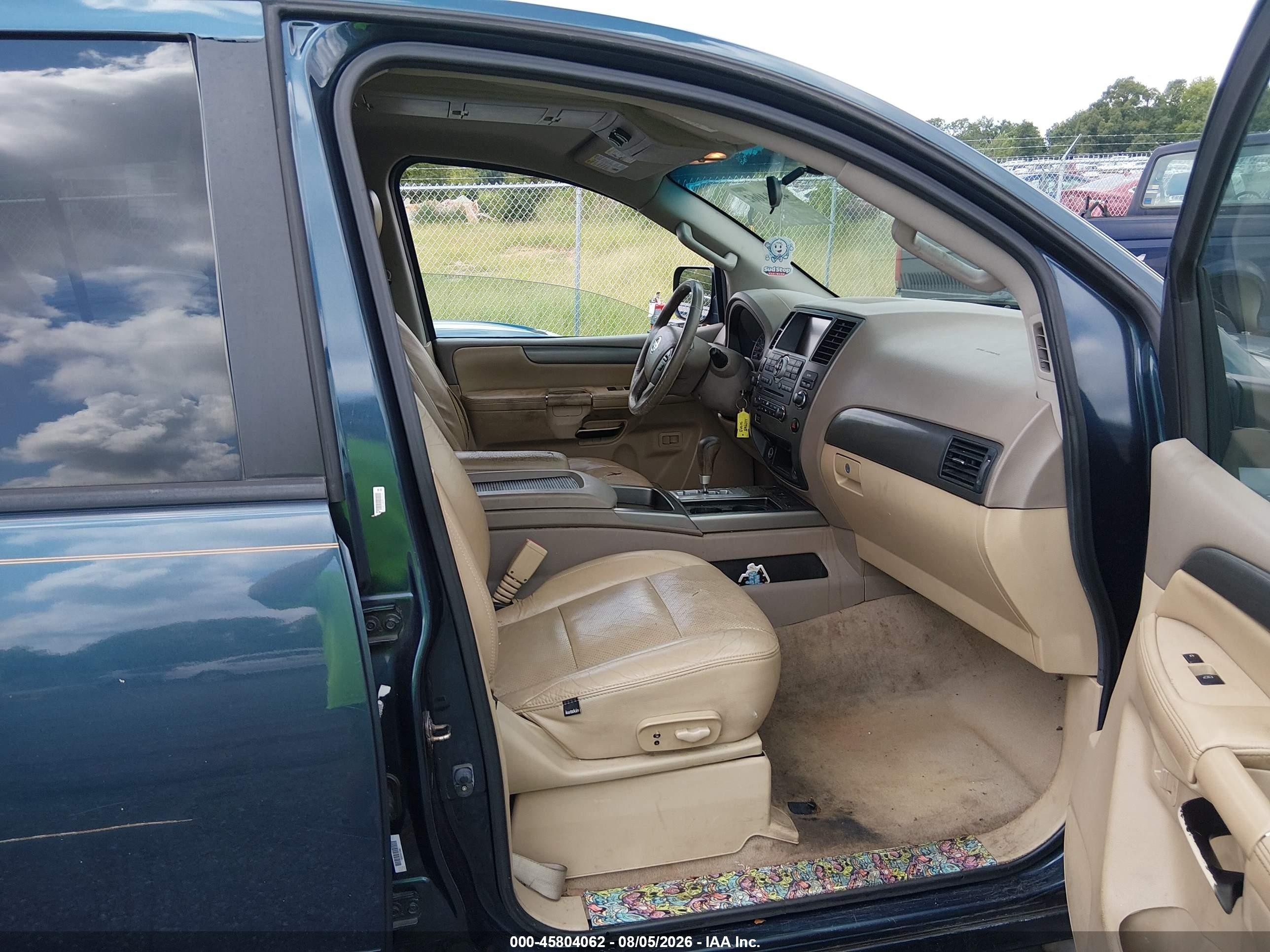 2013 Nissan Armada Sv Синий vin: 5N1BA0ND5DN611163