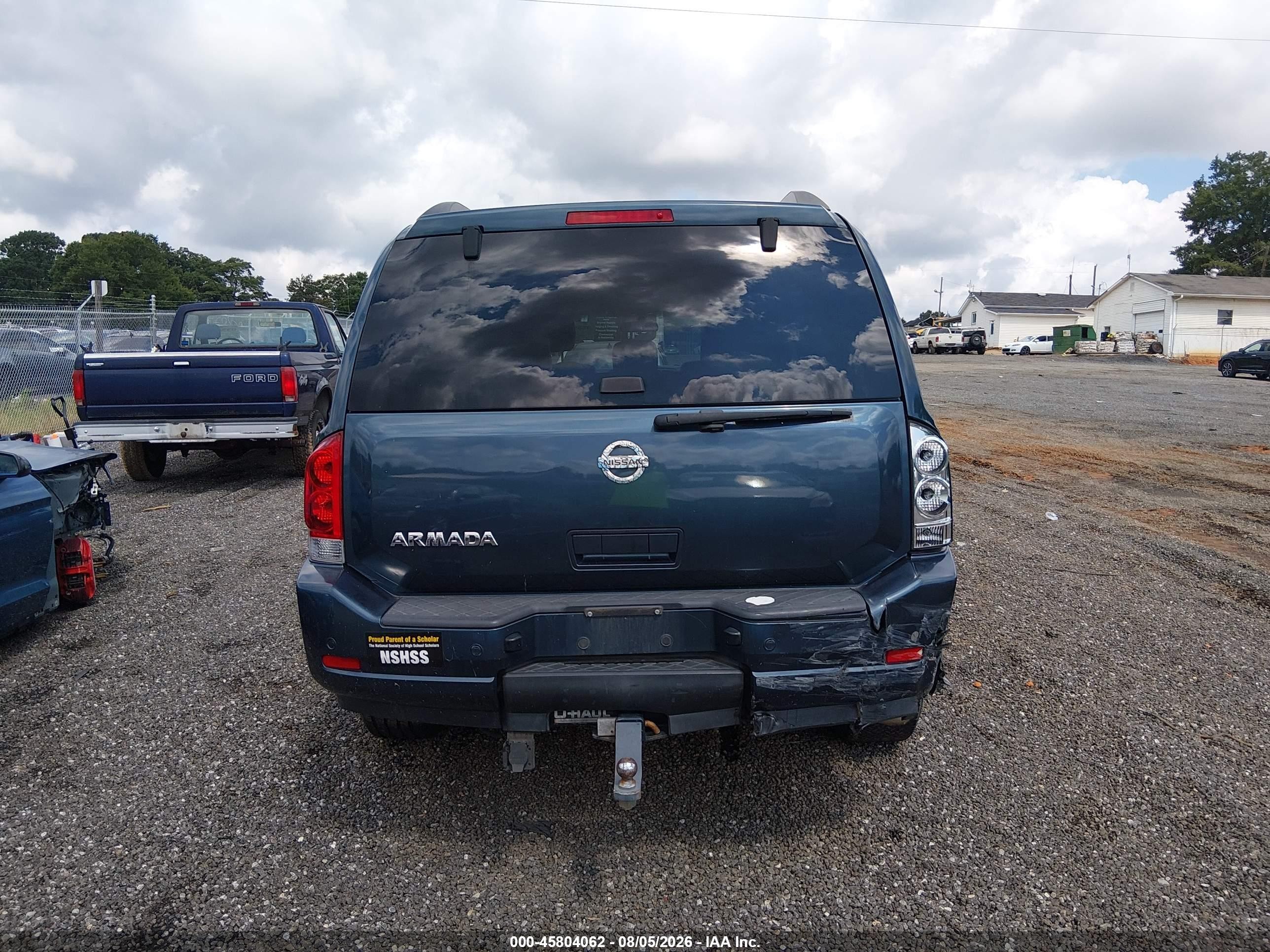 2013 Nissan Armada Sv Синий vin: 5N1BA0ND5DN611163