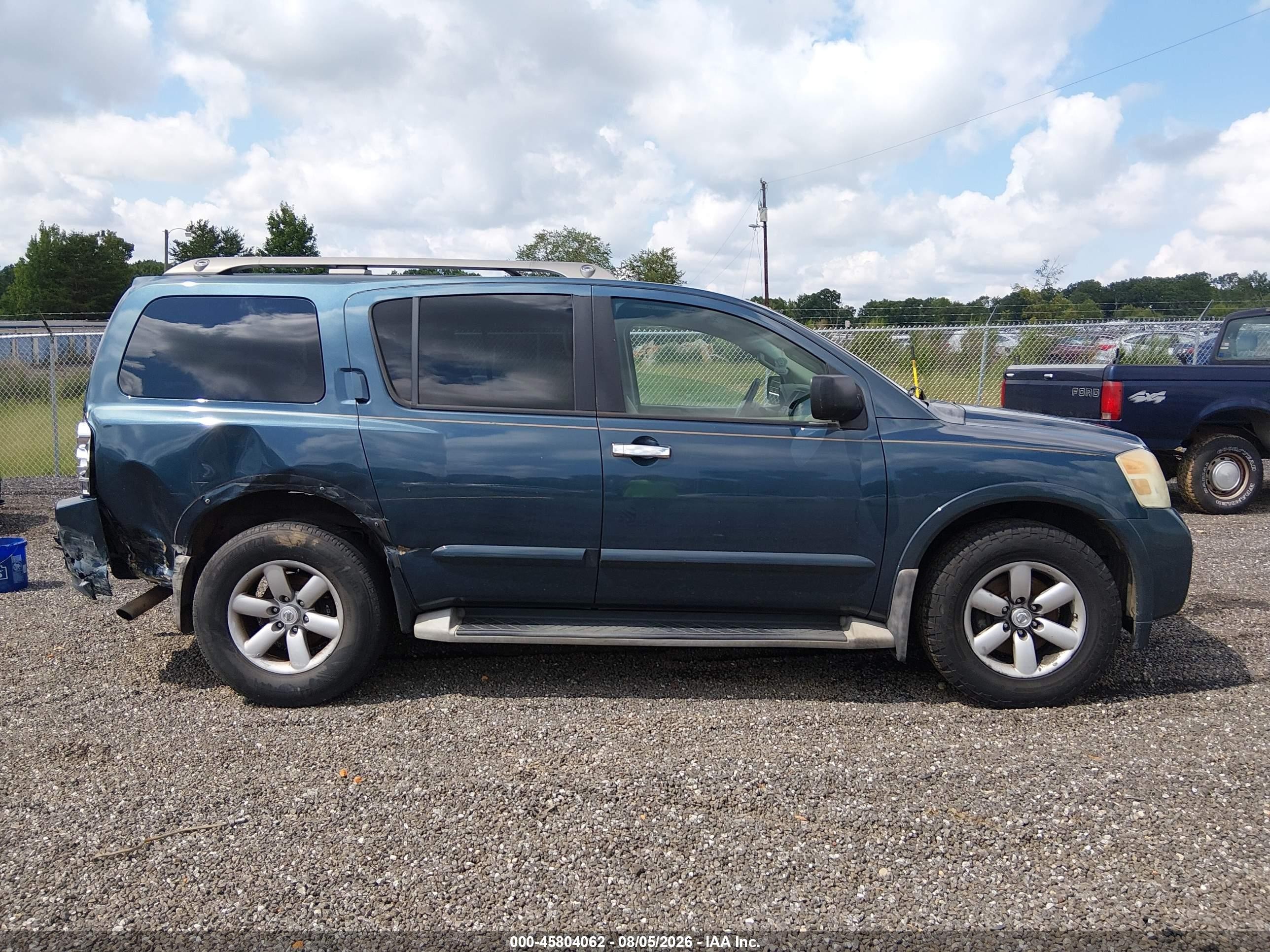 2013 Nissan Armada Sv Синий vin: 5N1BA0ND5DN611163