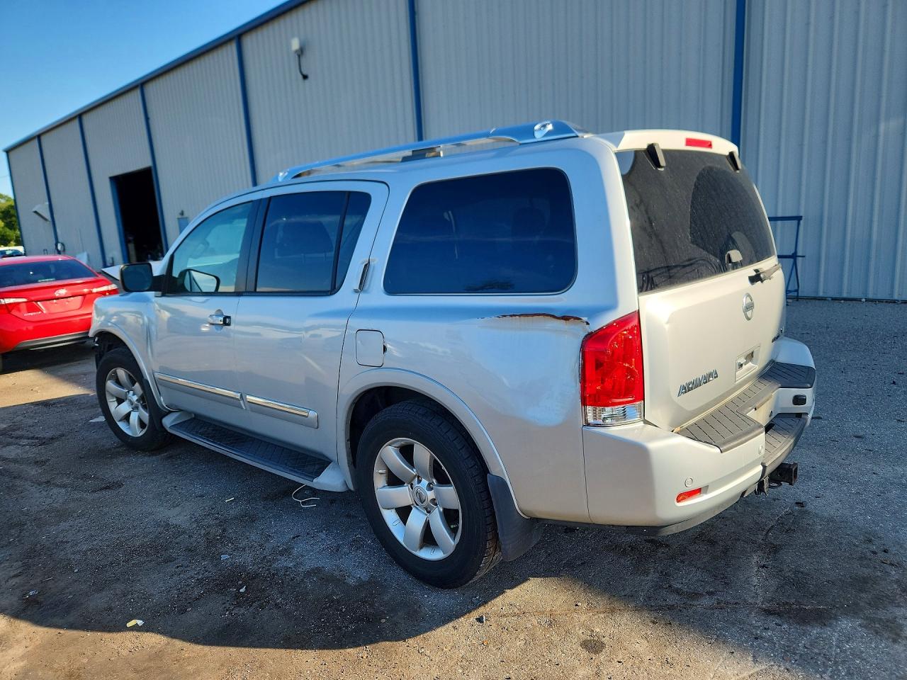 2014 Nissan Armada Sl Silver vin: 5N1BA0ND5EN602528