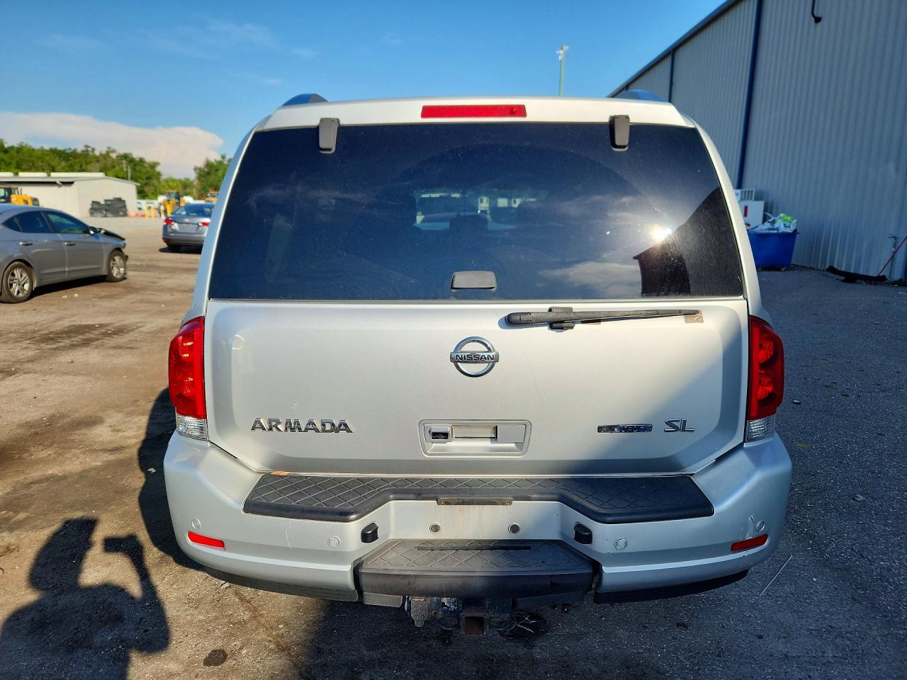 2014 Nissan Armada Sl Silver vin: 5N1BA0ND5EN602528