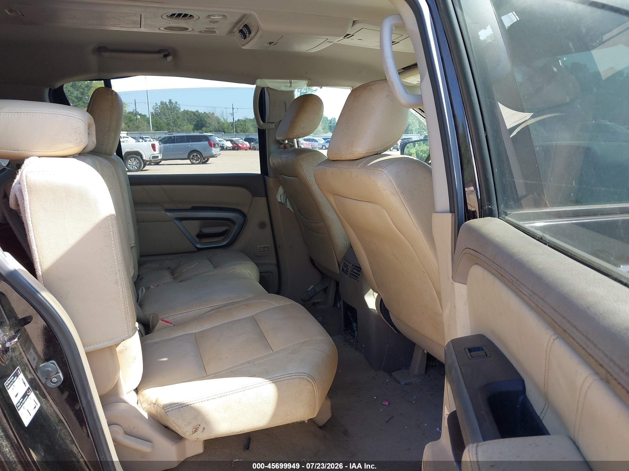 2015 Nissan Armada Sv Dark Brown vin: 5N1BA0ND5FN603101