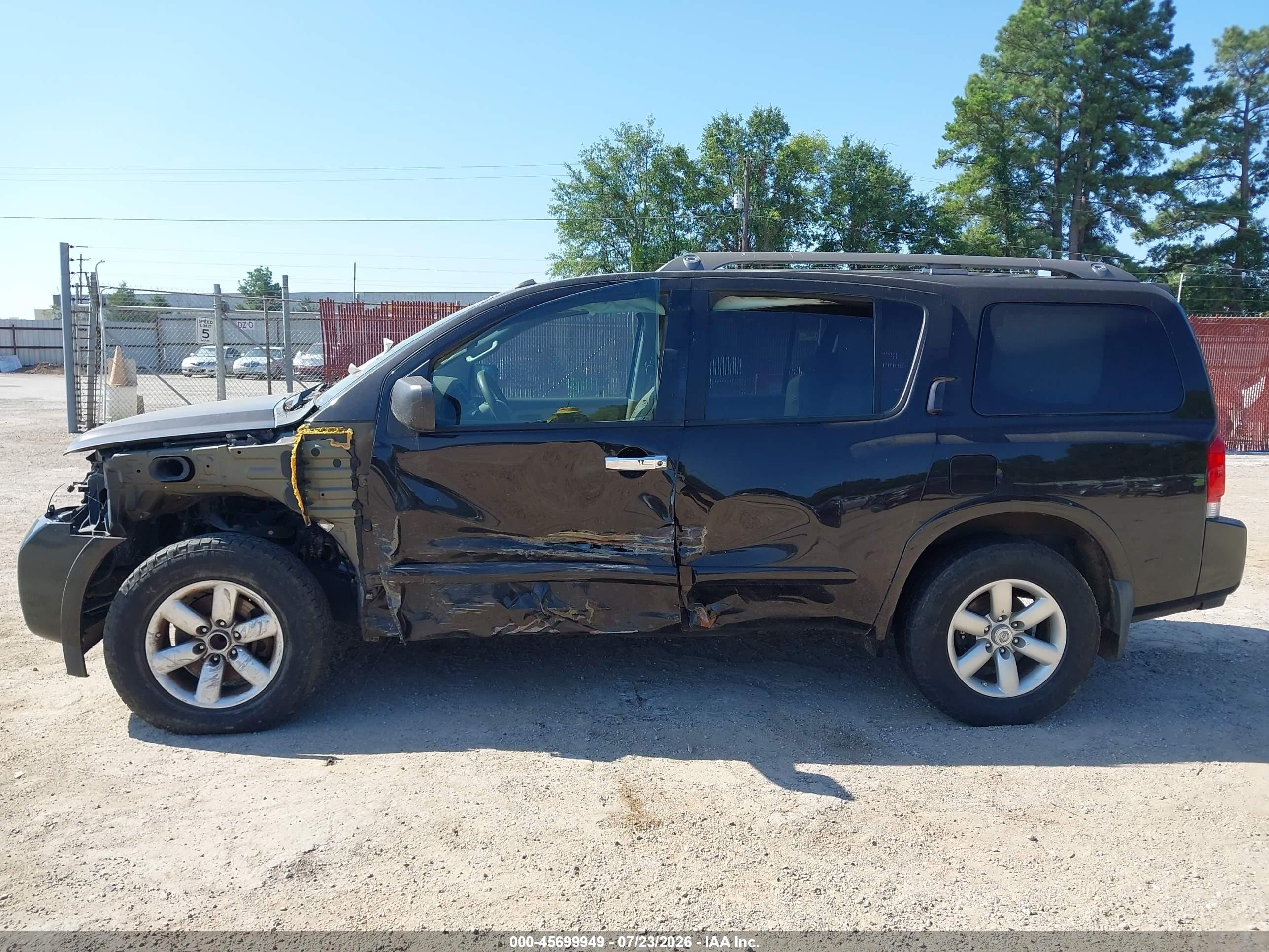 2015 Nissan Armada Sv Dark Brown vin: 5N1BA0ND5FN603101