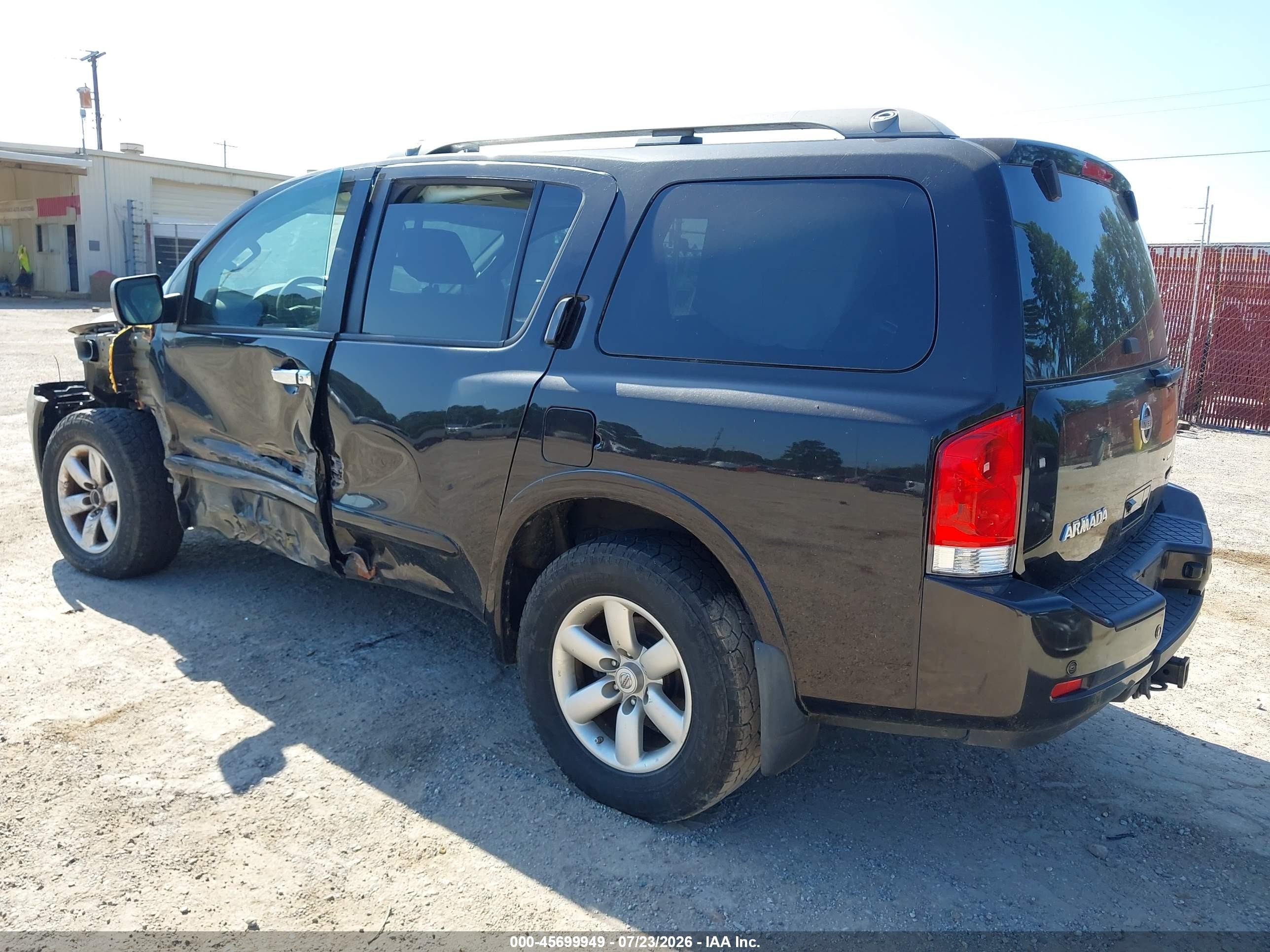 2015 Nissan Armada Sv Dark Brown vin: 5N1BA0ND5FN603101