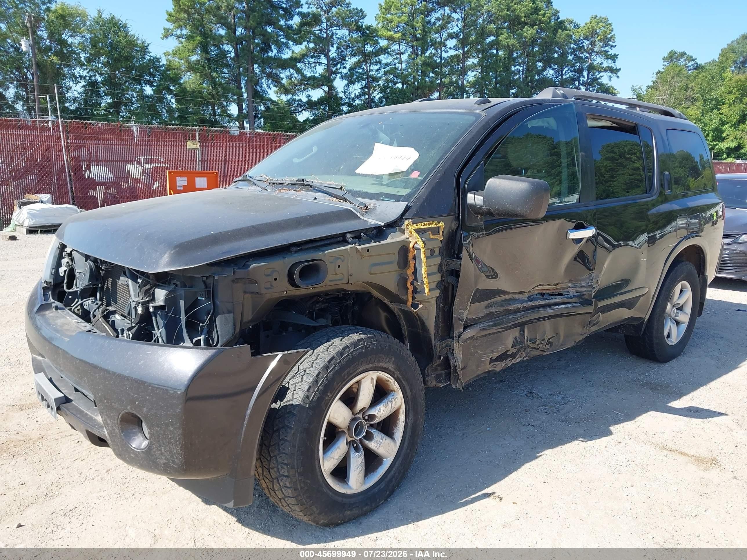 2015 Nissan Armada Sv Dark Brown vin: 5N1BA0ND5FN603101