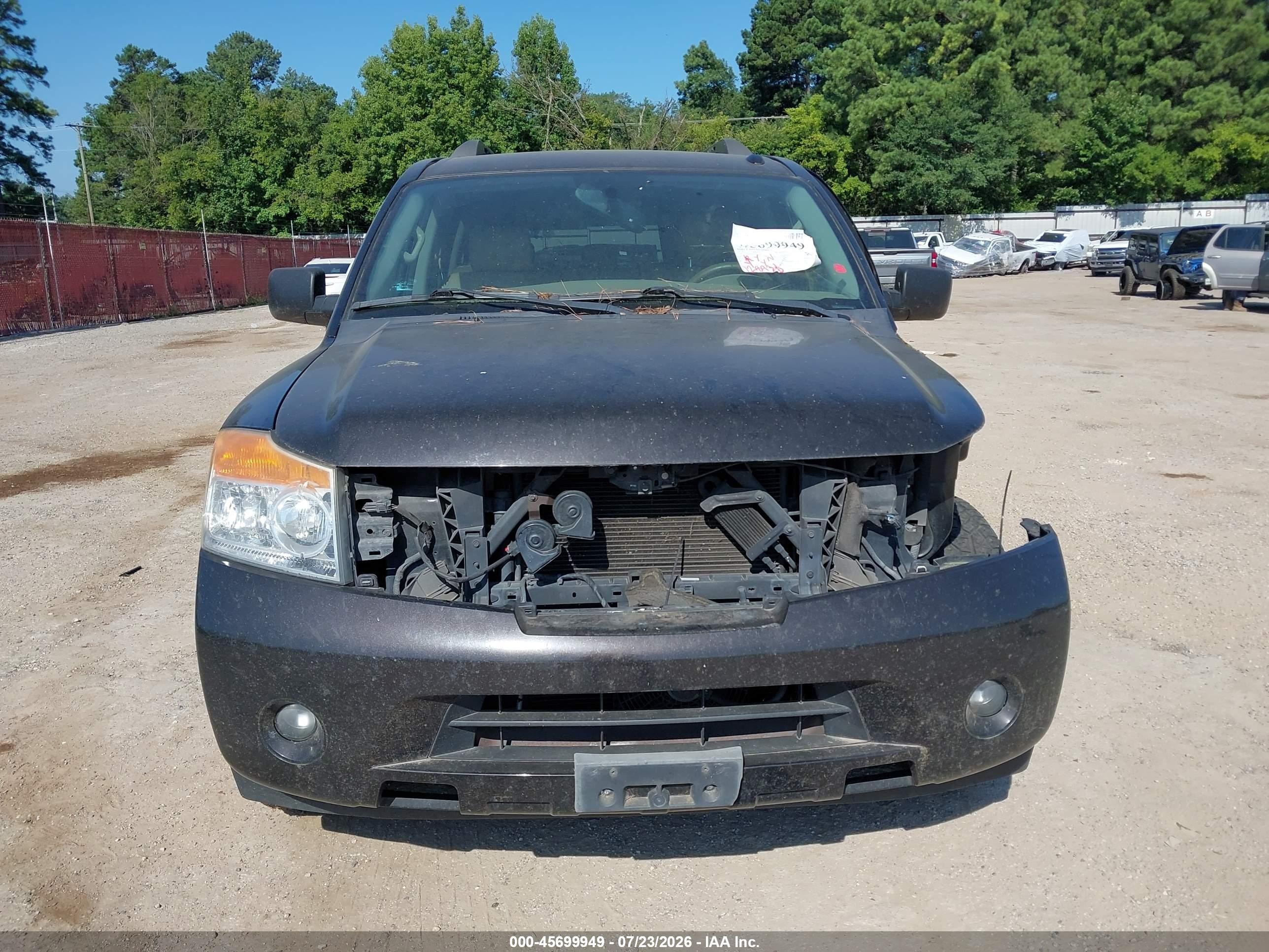 2015 Nissan Armada Sv Dark Brown vin: 5N1BA0ND5FN603101