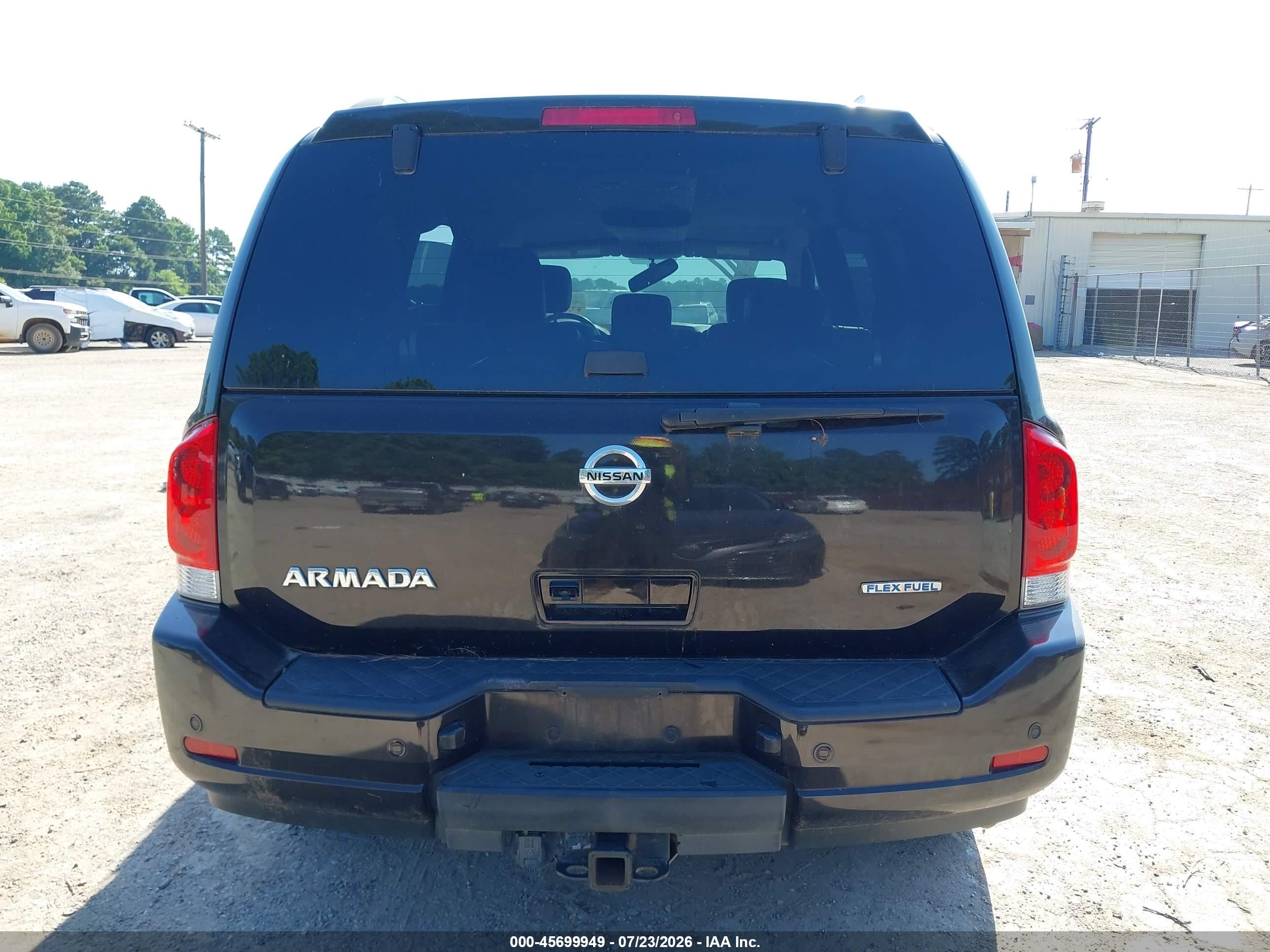 2015 Nissan Armada Sv Dark Brown vin: 5N1BA0ND5FN603101