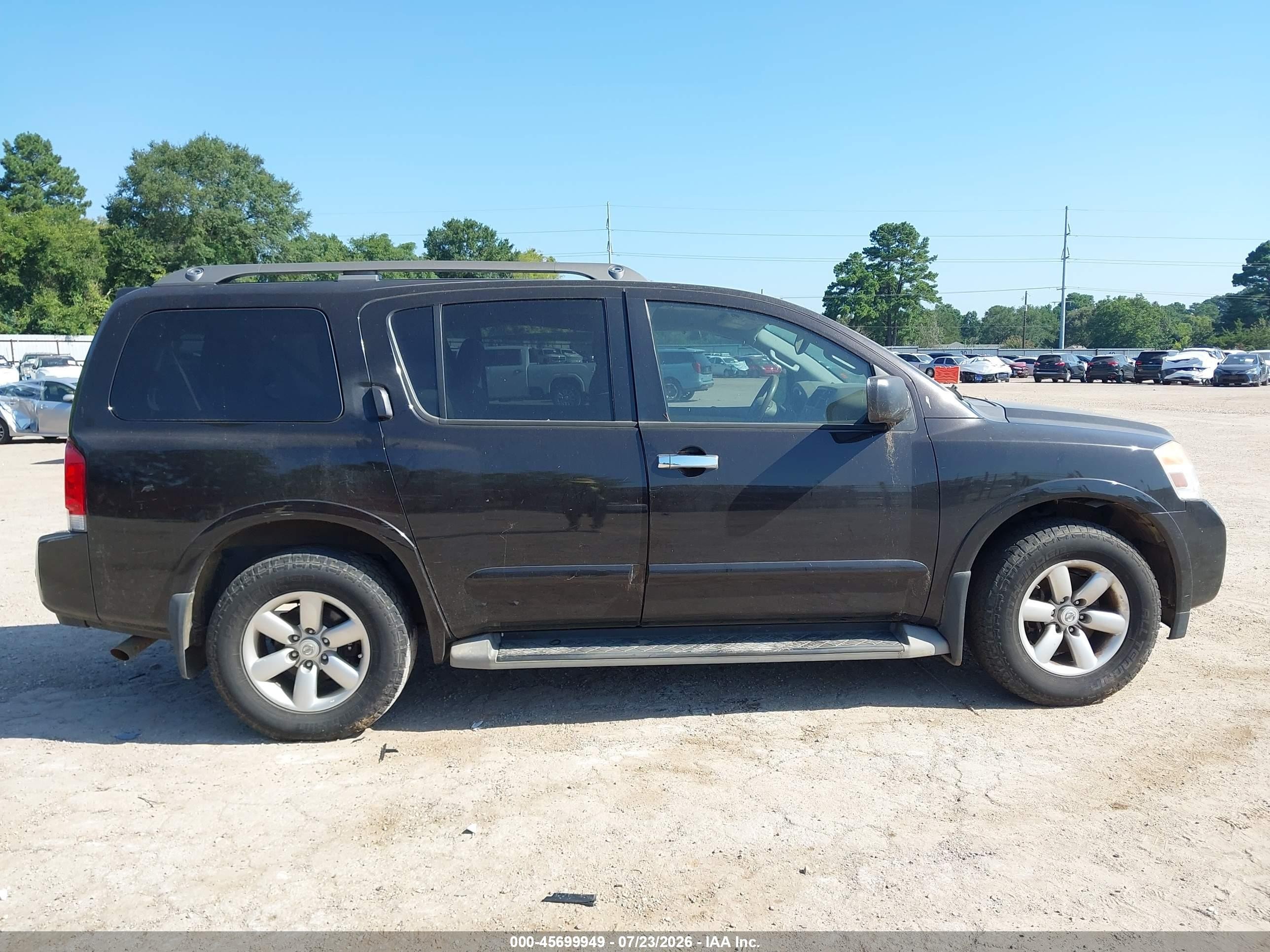 2015 Nissan Armada Sv Dark Brown vin: 5N1BA0ND5FN603101