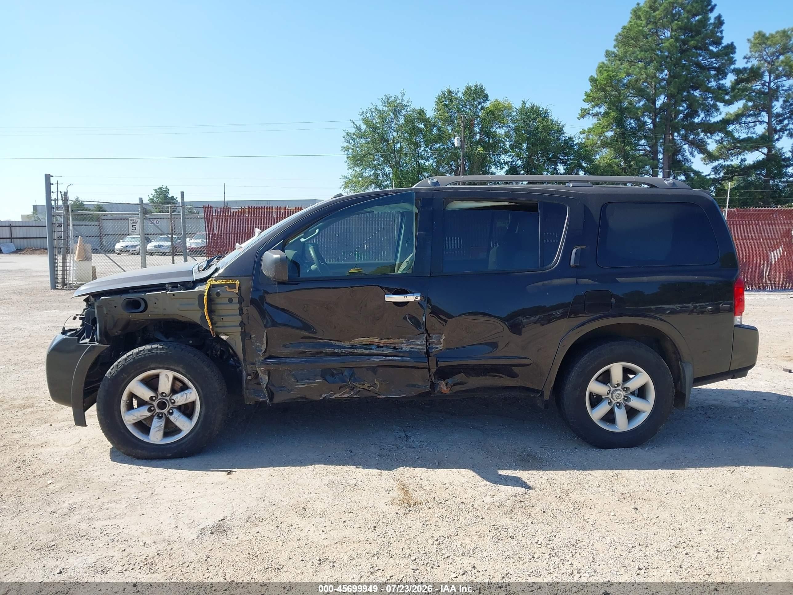 2015 Nissan Armada Sv Dark Brown vin: 5N1BA0ND5FN603101