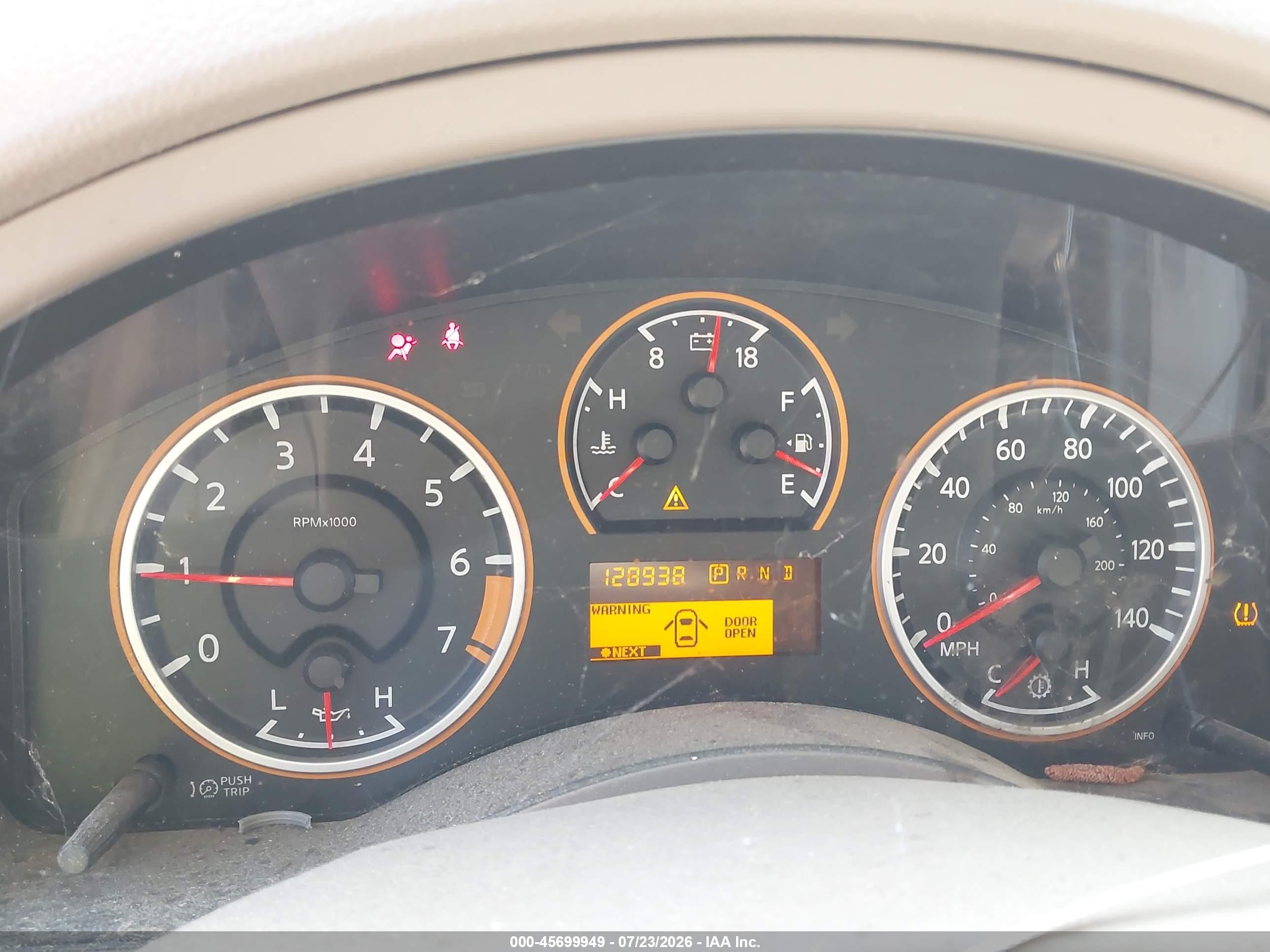 2015 Nissan Armada Sv Dark Brown vin: 5N1BA0ND5FN603101