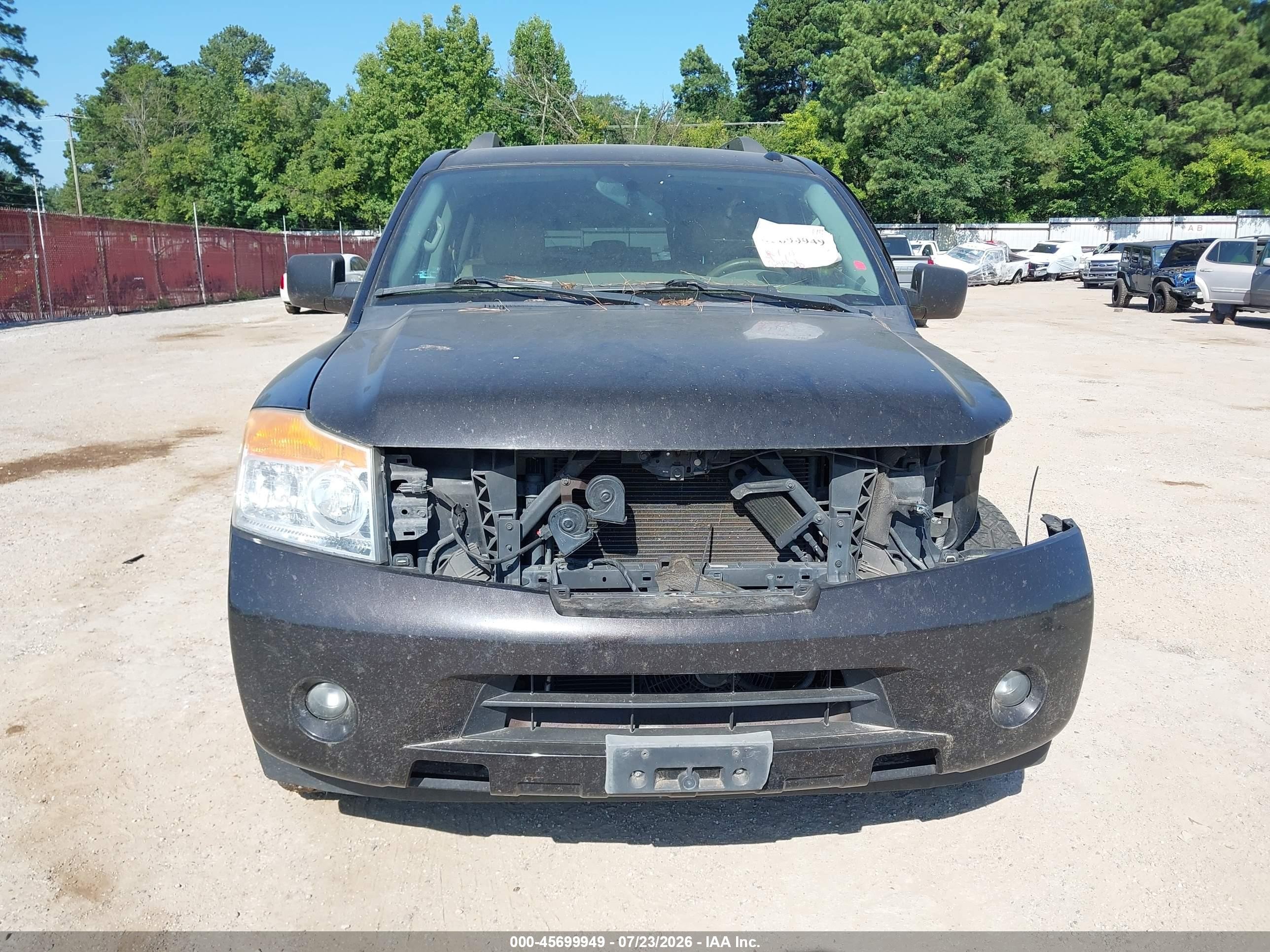 2015 Nissan Armada Sv Dark Brown vin: 5N1BA0ND5FN603101