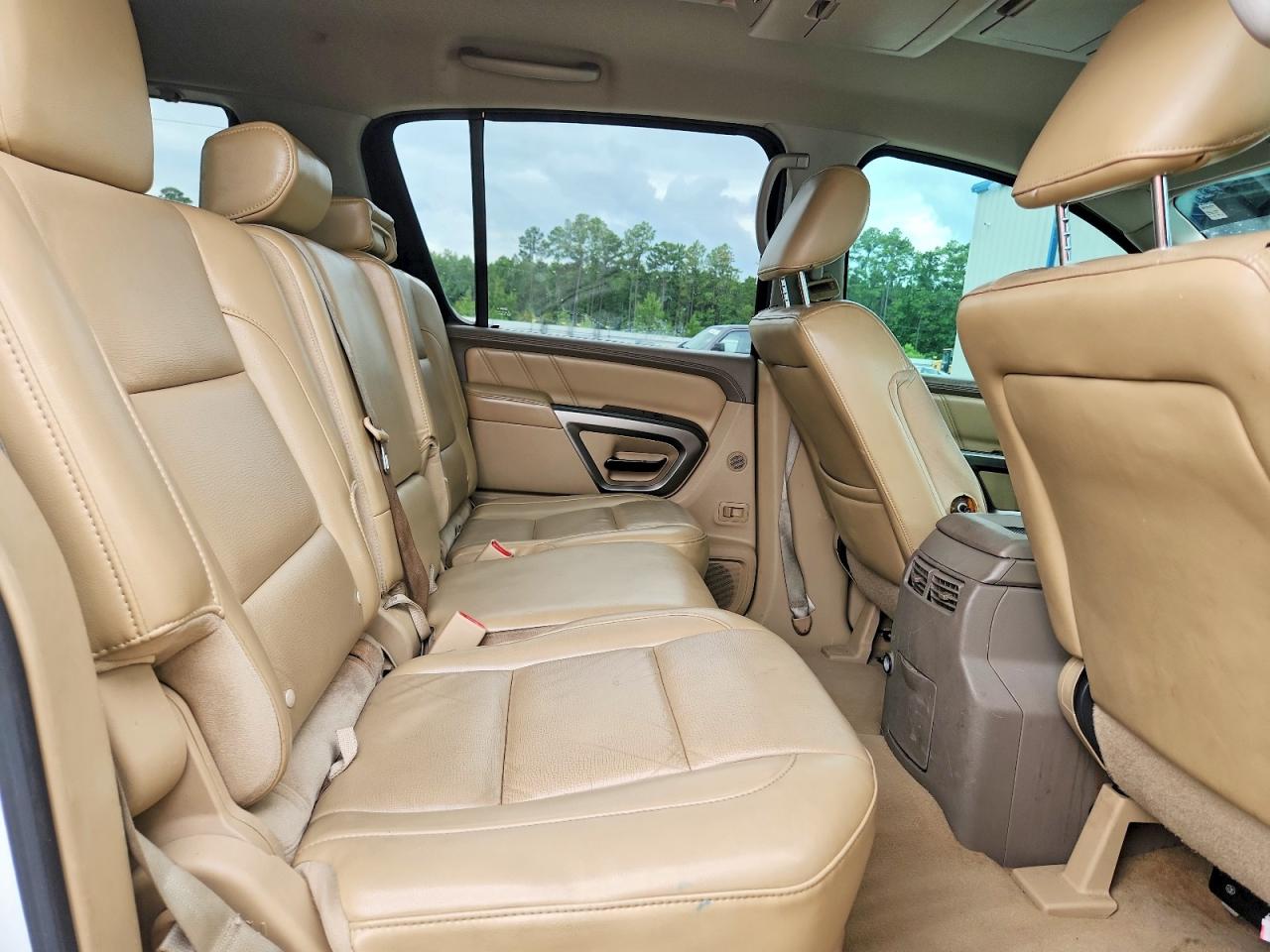 2015 Nissan Armada Sl White vin: 5N1BA0ND5FN617600