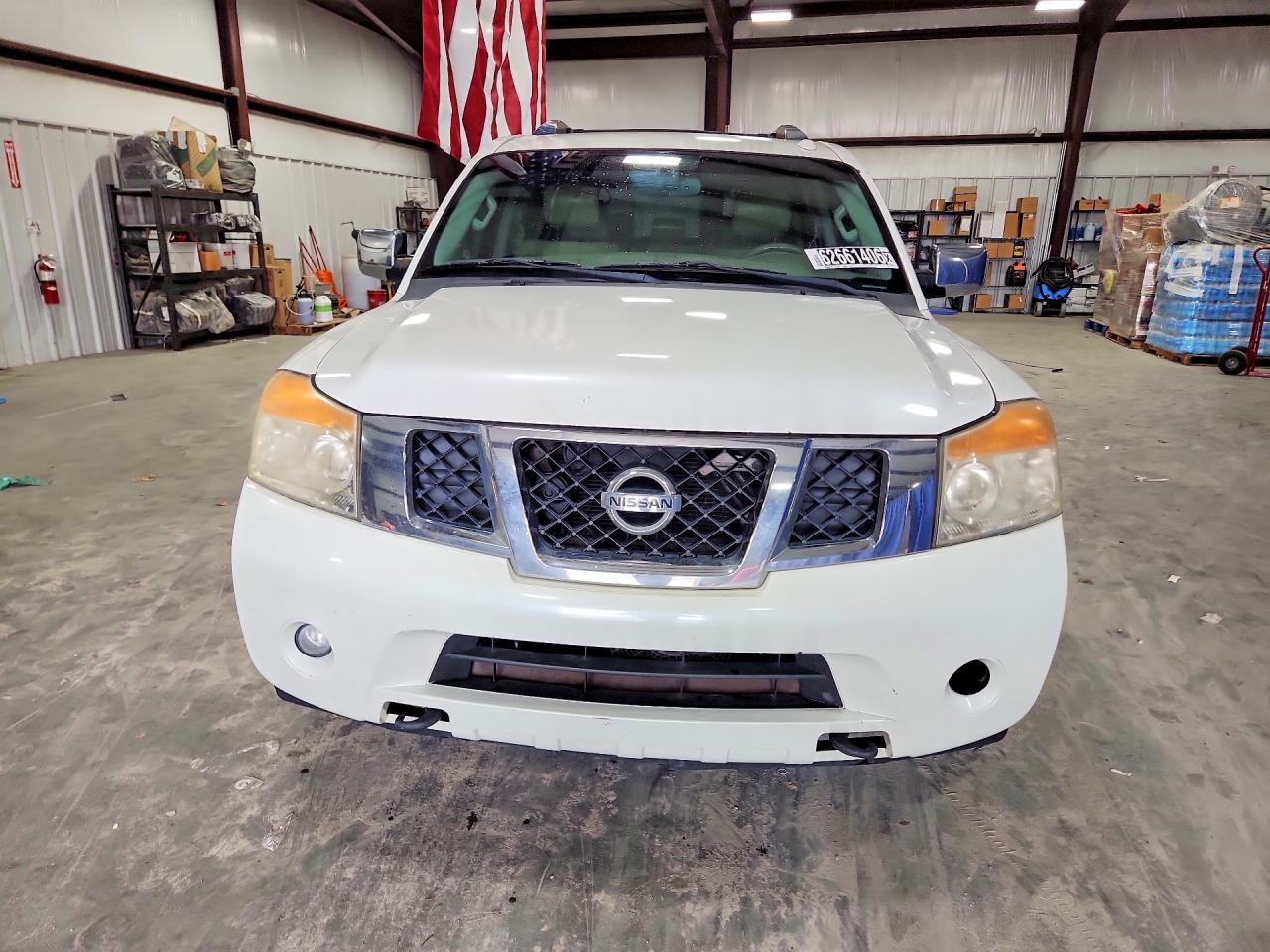 2015 Nissan Armada Sl White vin: 5N1BA0ND5FN617600