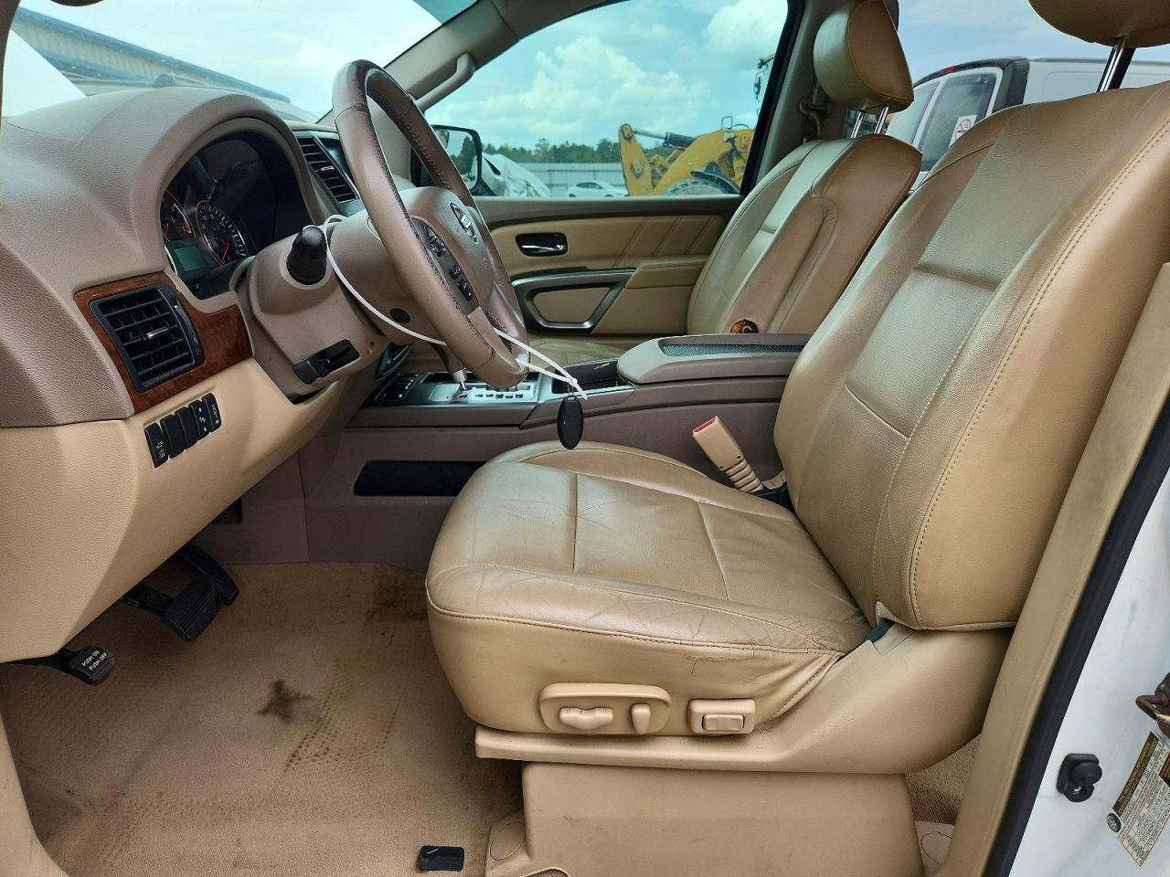 2015 Nissan Armada Sl White vin: 5N1BA0ND5FN617600