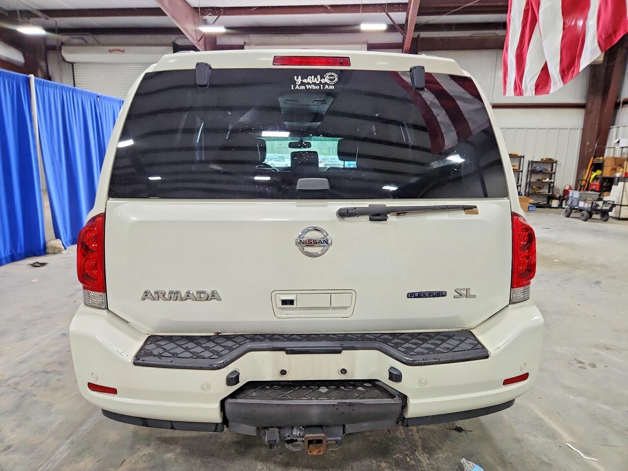 2015 Nissan Armada Sl White vin: 5N1BA0ND5FN617600