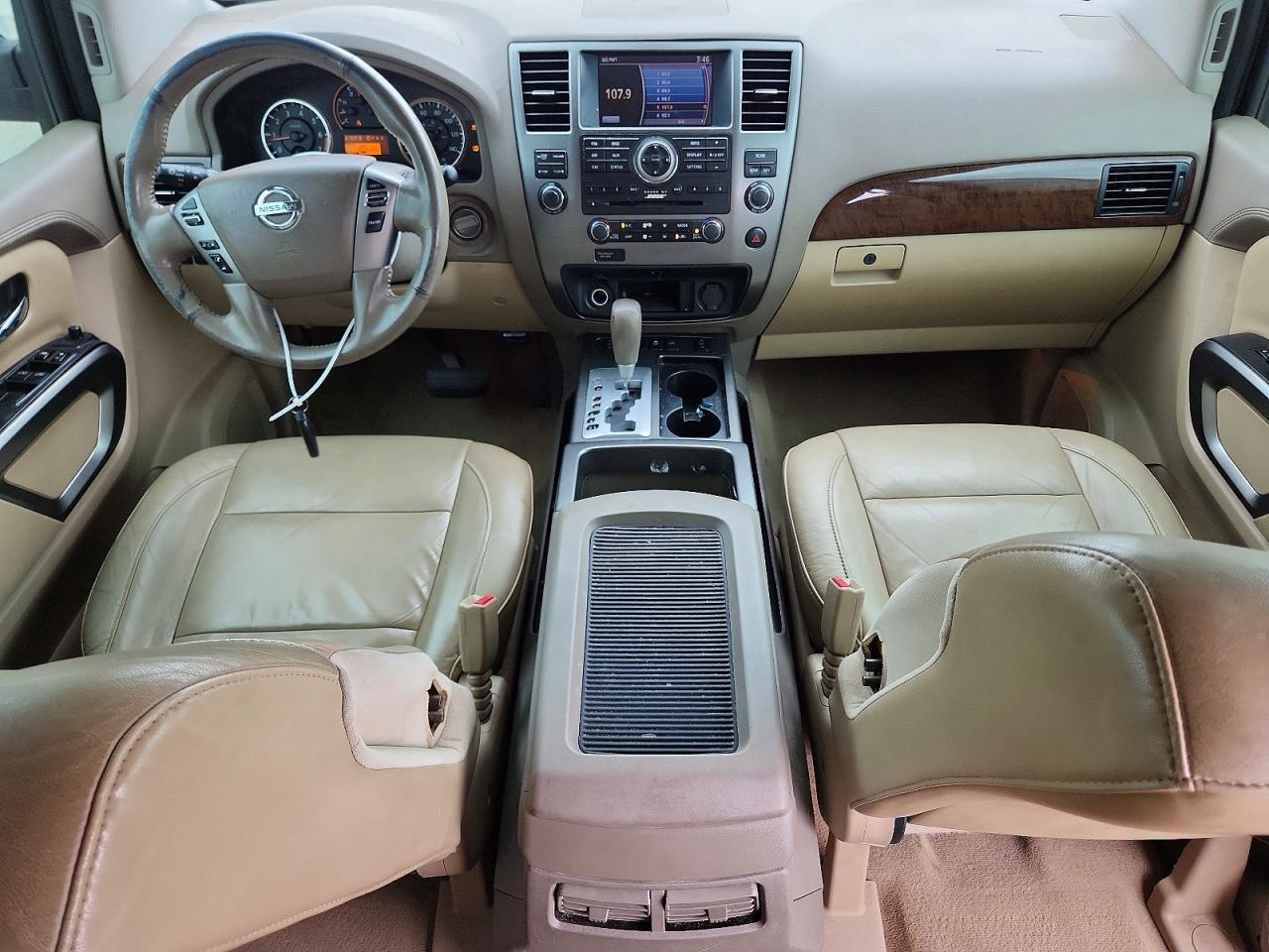 2015 Nissan Armada Sl White vin: 5N1BA0ND5FN617600