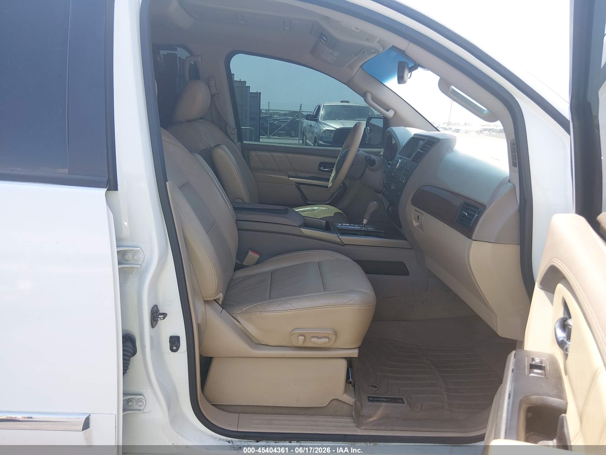 2015 Nissan Armada Sl White vin: 5N1BA0ND5FN621632