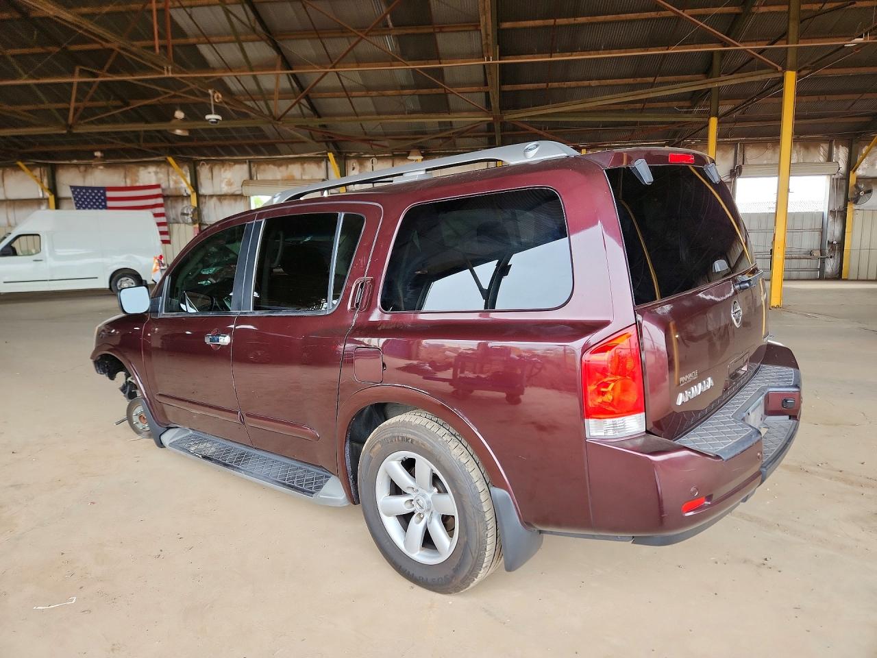 2015 Nissan Armada Sv Burgundy vin: 5N1BA0ND5FN622893