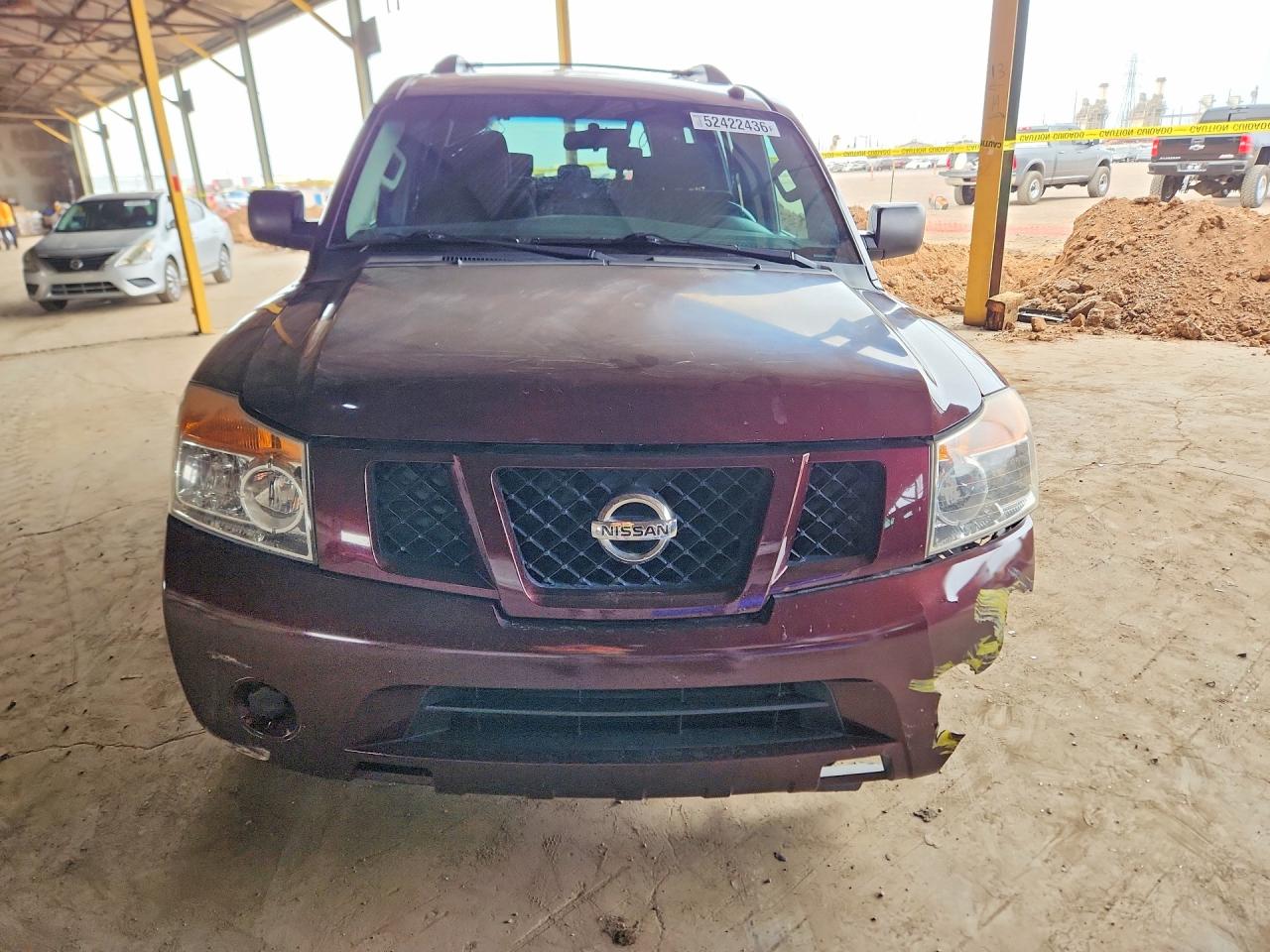 2015 Nissan Armada Sv Burgundy vin: 5N1BA0ND5FN622893