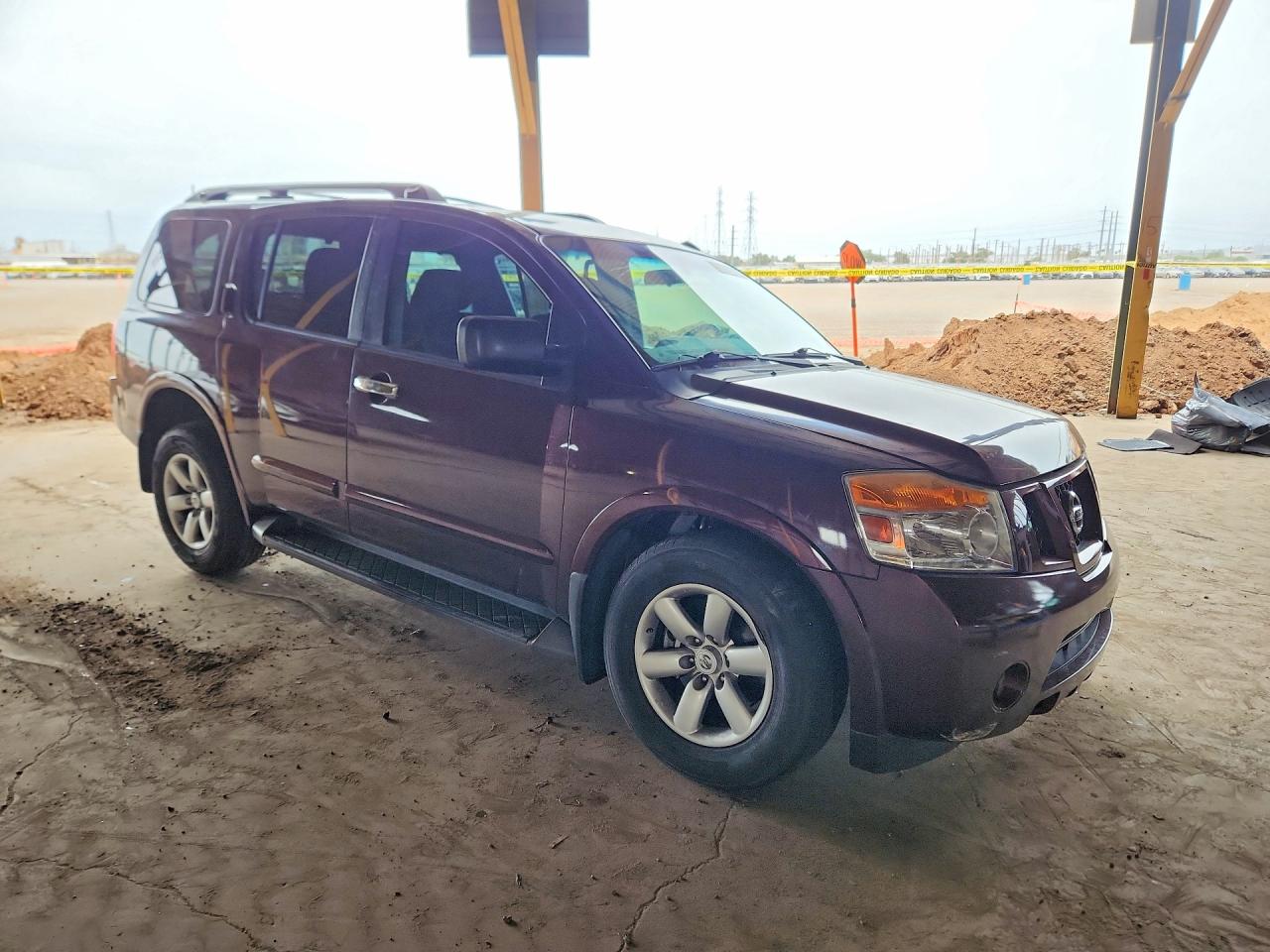 2015 Nissan Armada Sv Burgundy vin: 5N1BA0ND5FN622893