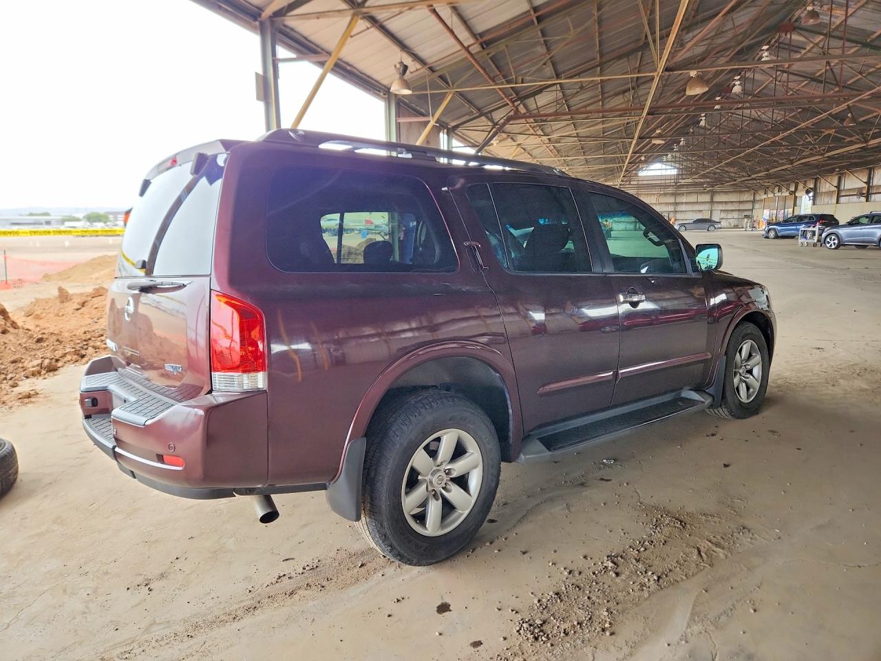 2015 Nissan Armada Sv Burgundy vin: 5N1BA0ND5FN622893