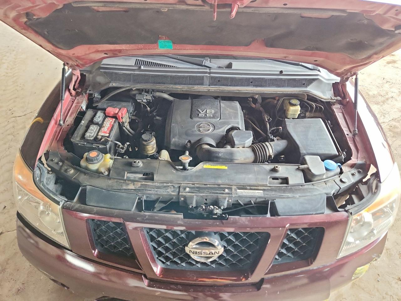 2015 Nissan Armada Sv Burgundy vin: 5N1BA0ND5FN622893