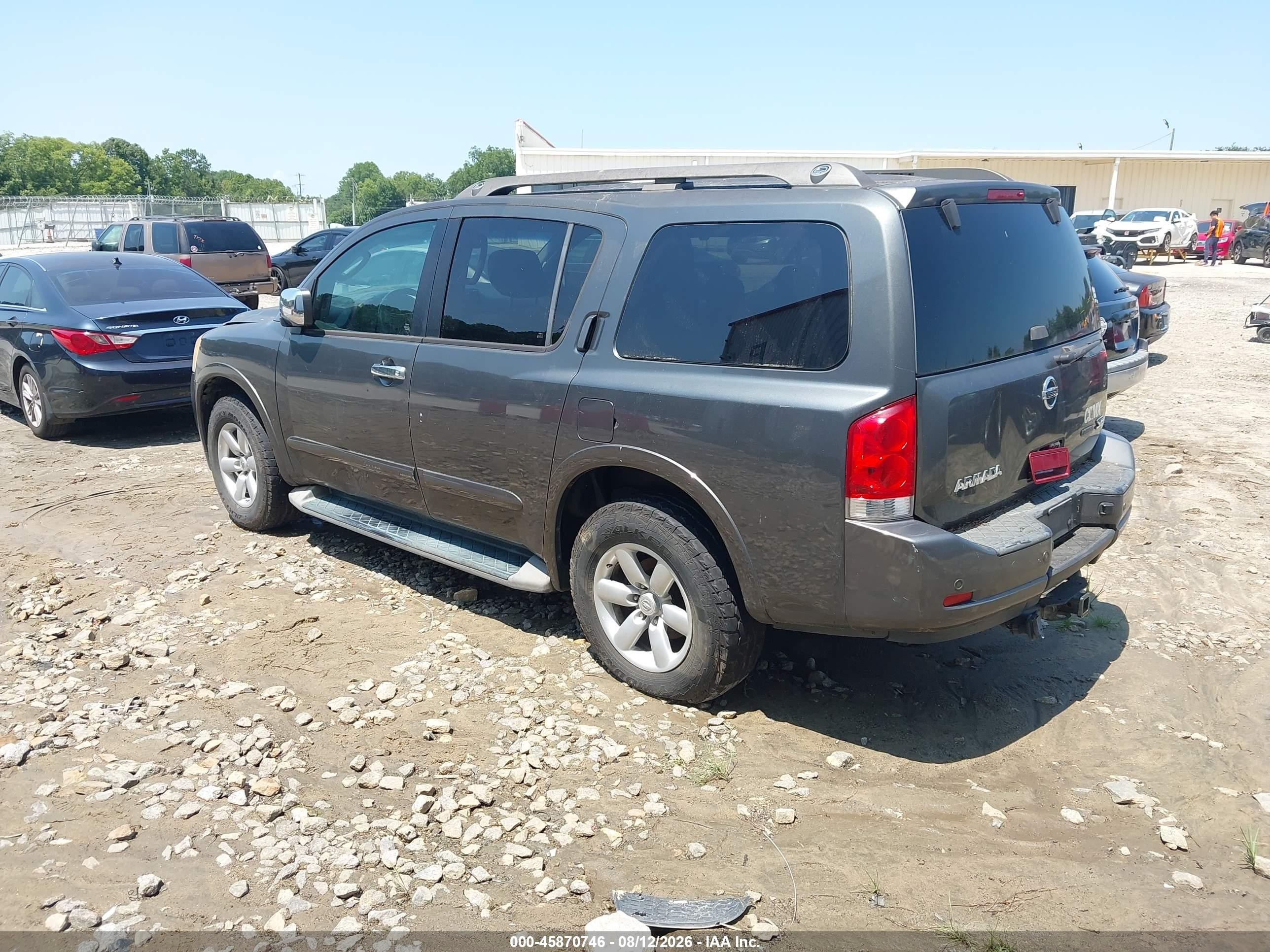 2010 Nissan Armada Se Black vin: 5N1BA0ND6AN605254