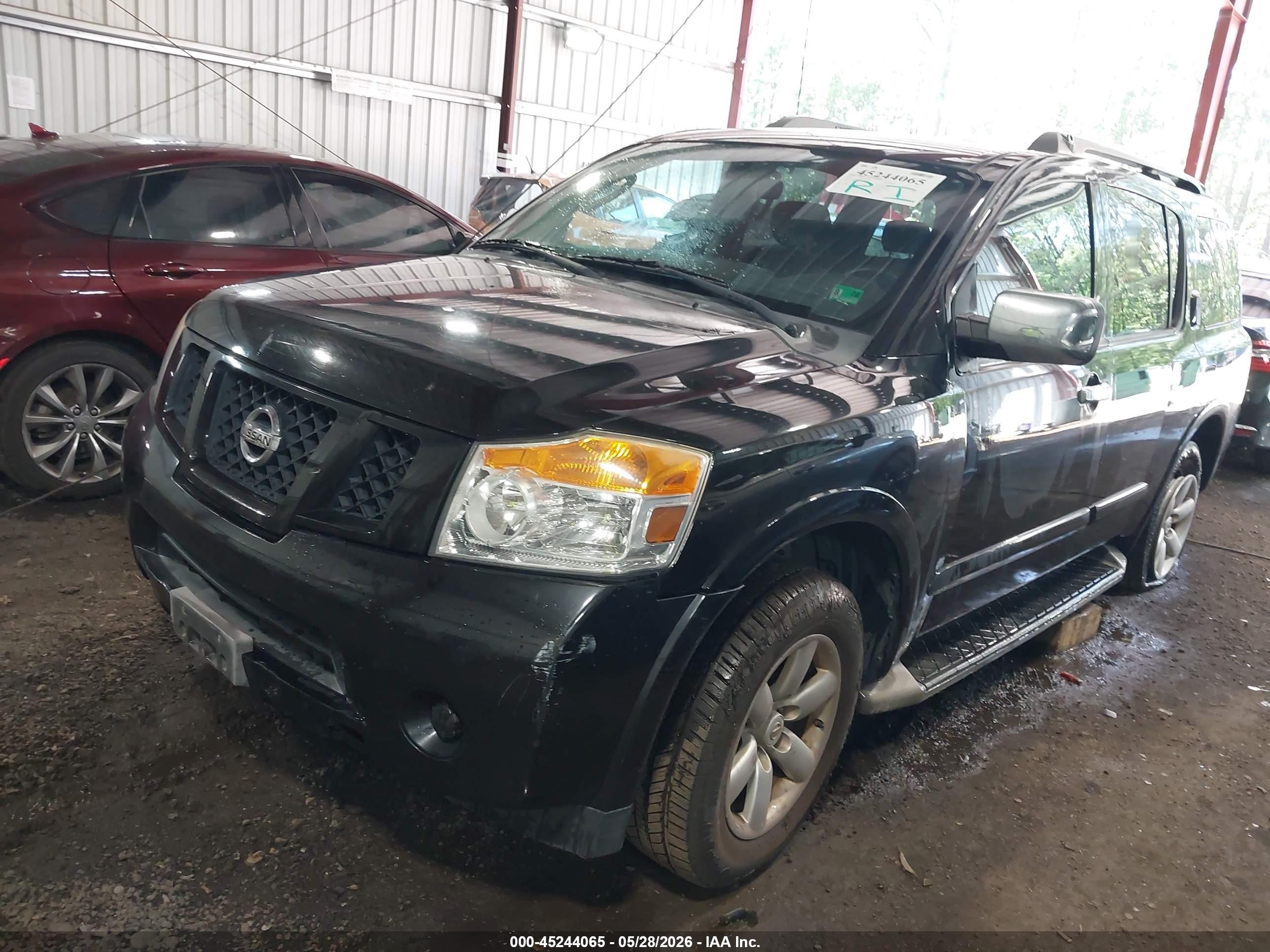 2011 Nissan Armada Sv Black vin: 5N1BA0ND6BN609919