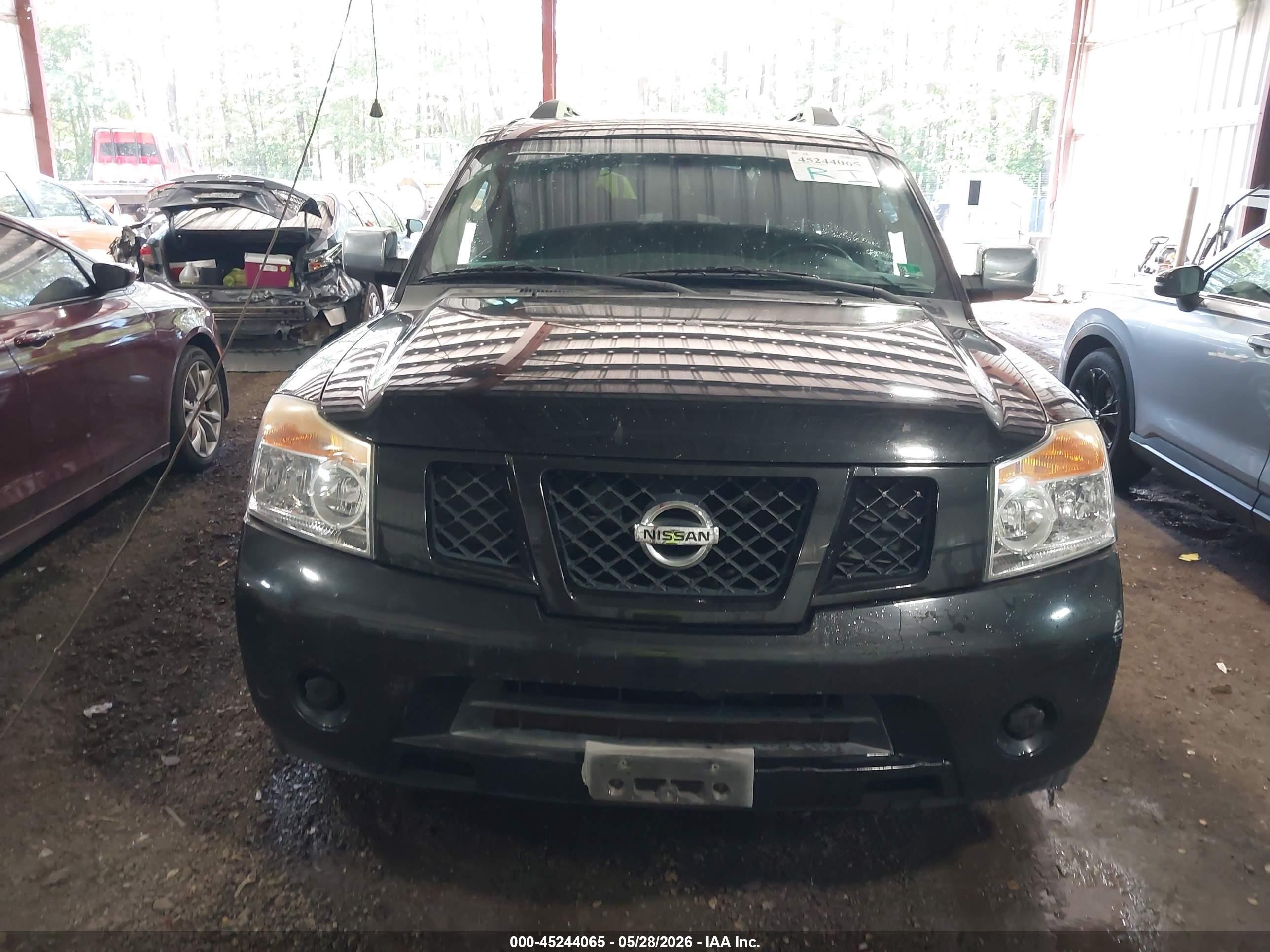 2011 Nissan Armada Sv Black vin: 5N1BA0ND6BN609919