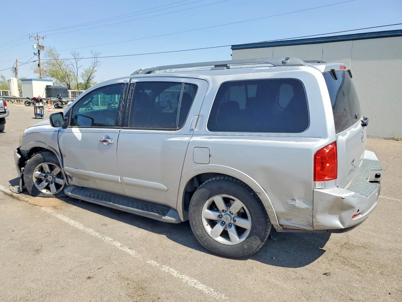 2011 Nissan Armada Sv Silver vin: 5N1BA0ND6BN615817
