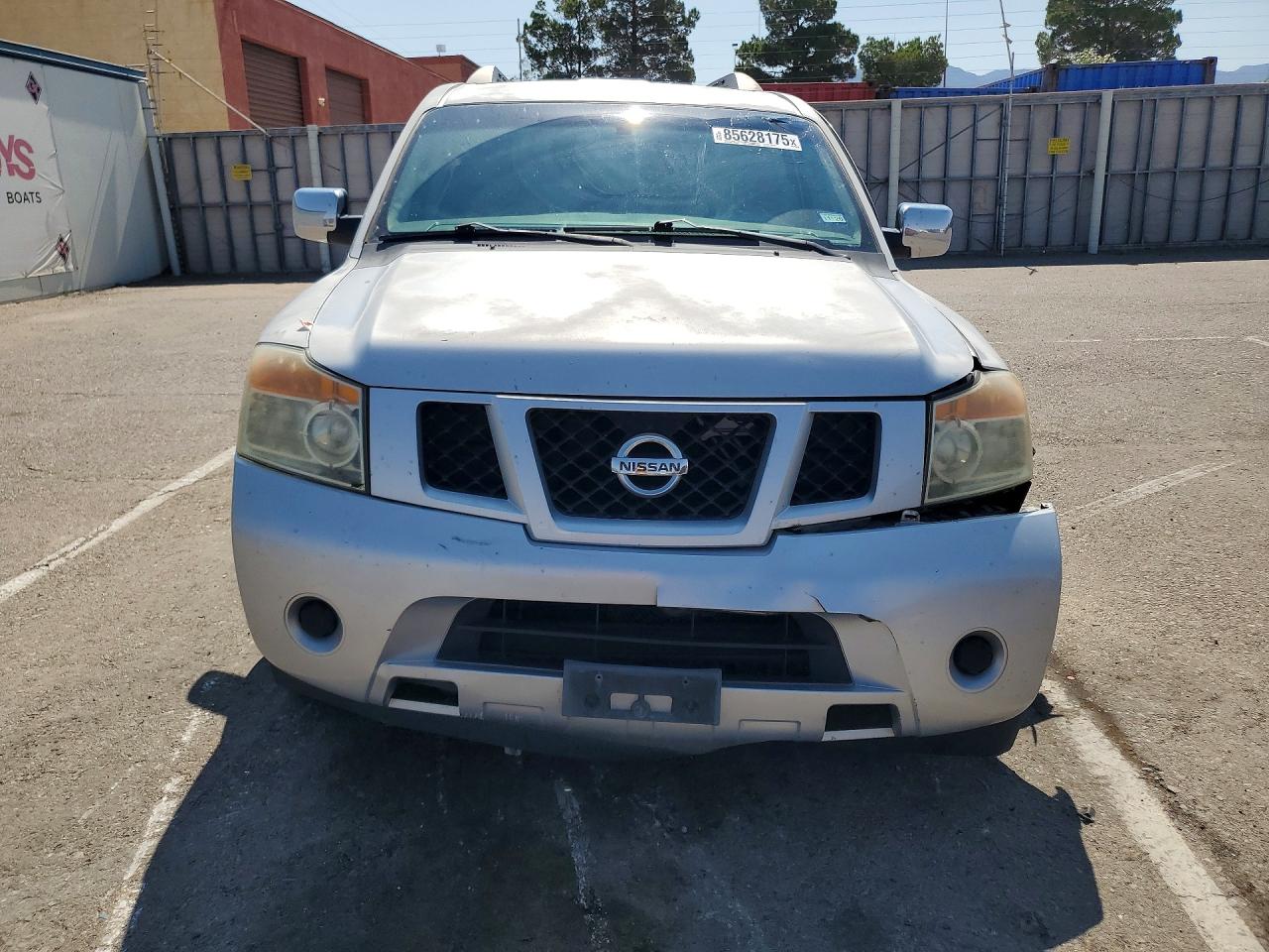 2011 Nissan Armada Sv Silver vin: 5N1BA0ND6BN615817