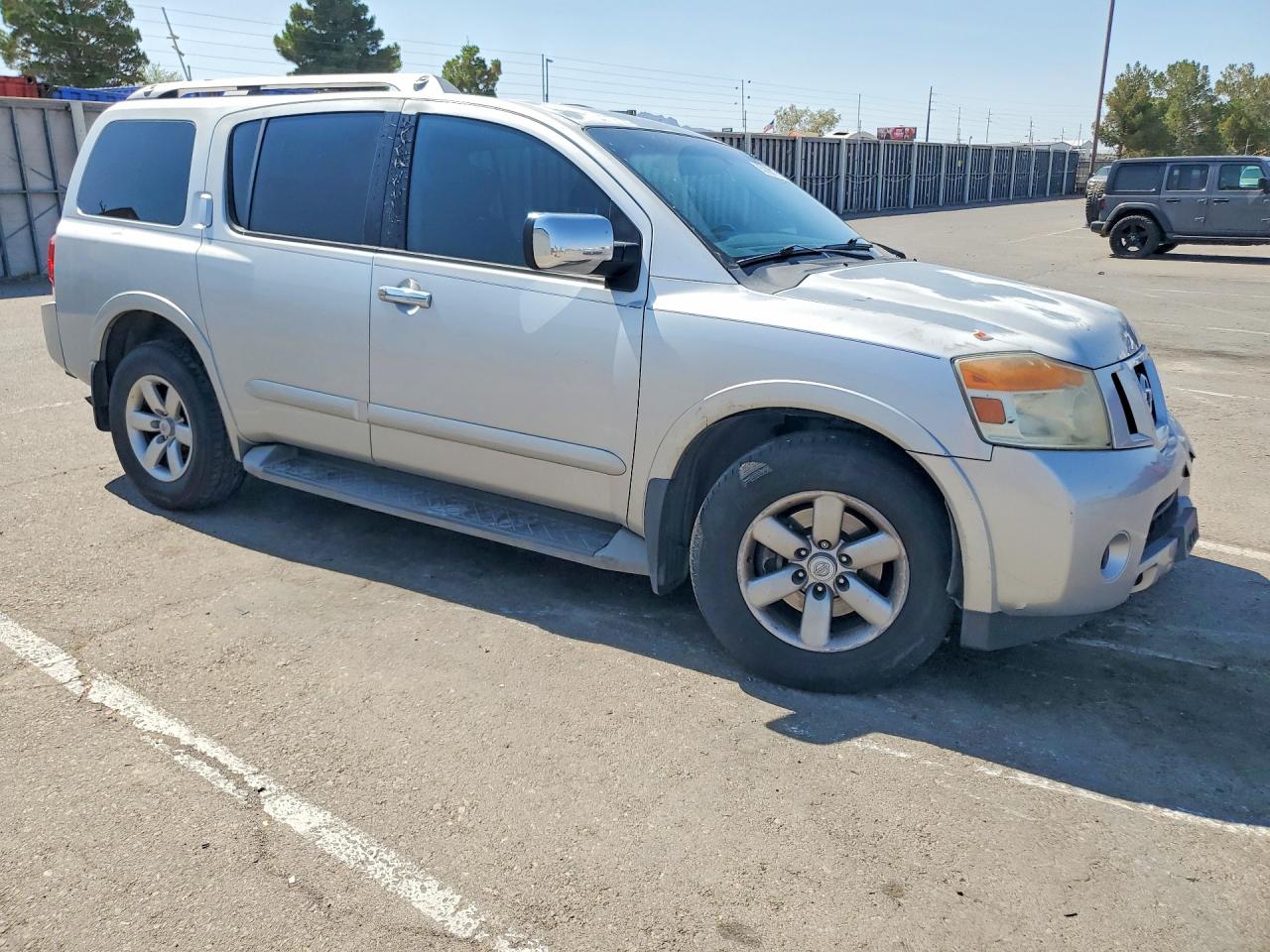 2011 Nissan Armada Sv Silver vin: 5N1BA0ND6BN615817