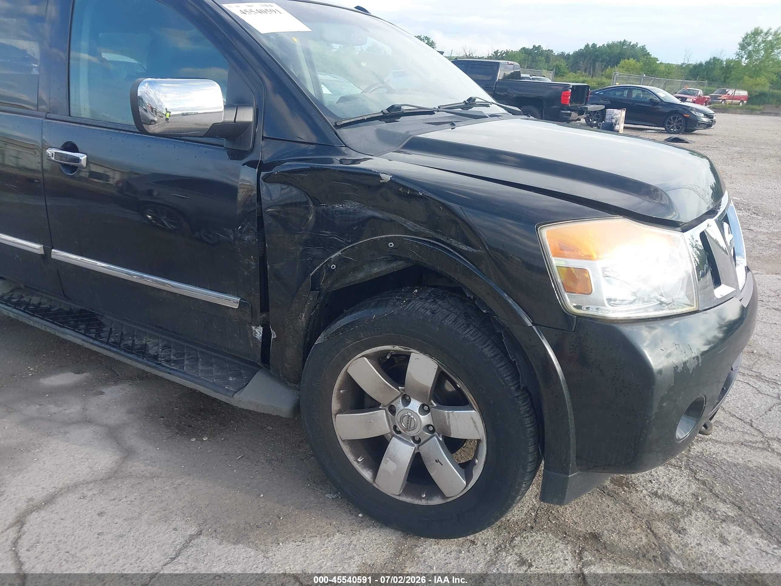 2013 Nissan Armada Sl Black vin: 5N1BA0ND6DN615495