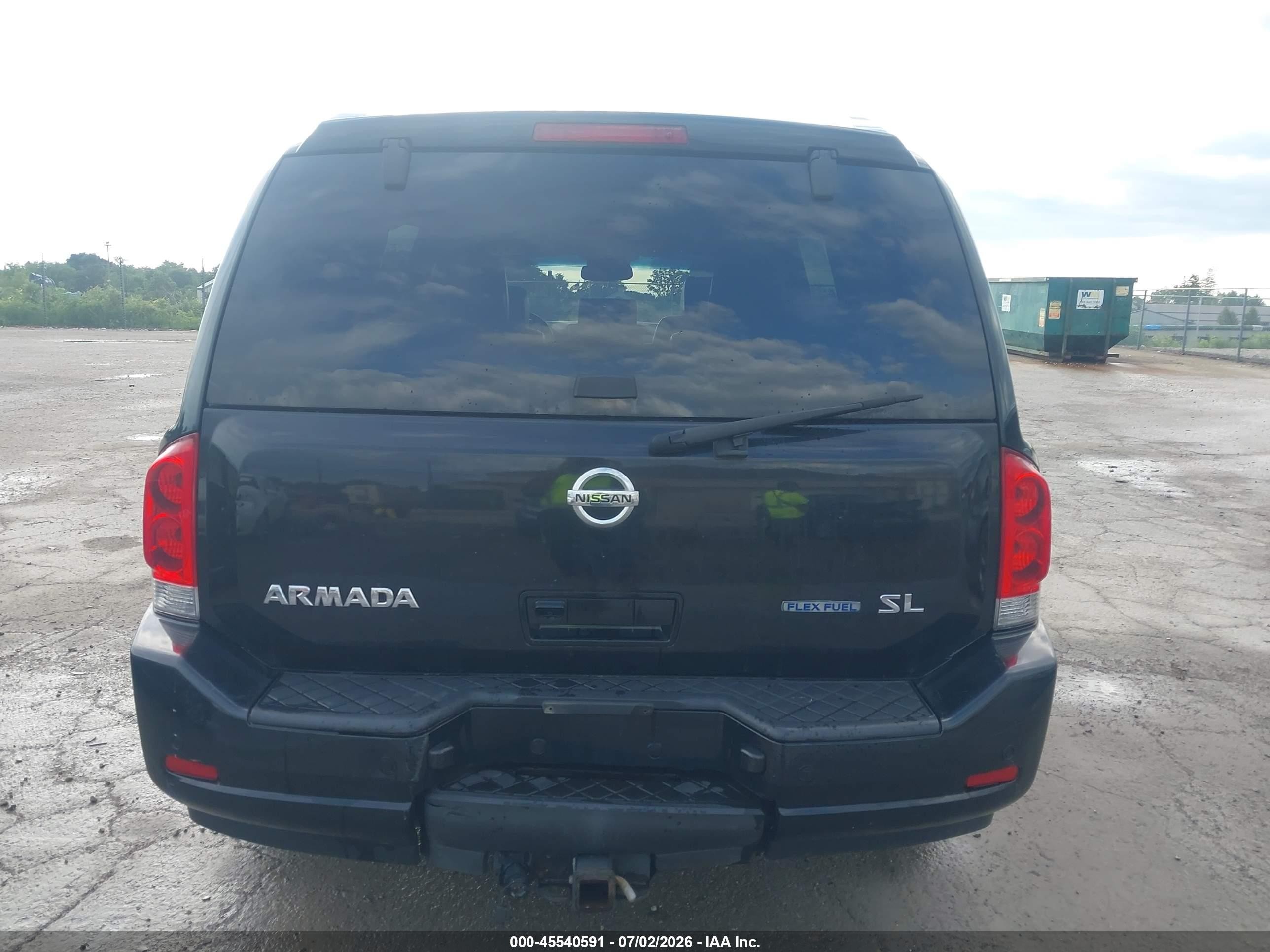 2013 Nissan Armada Sl Black vin: 5N1BA0ND6DN615495