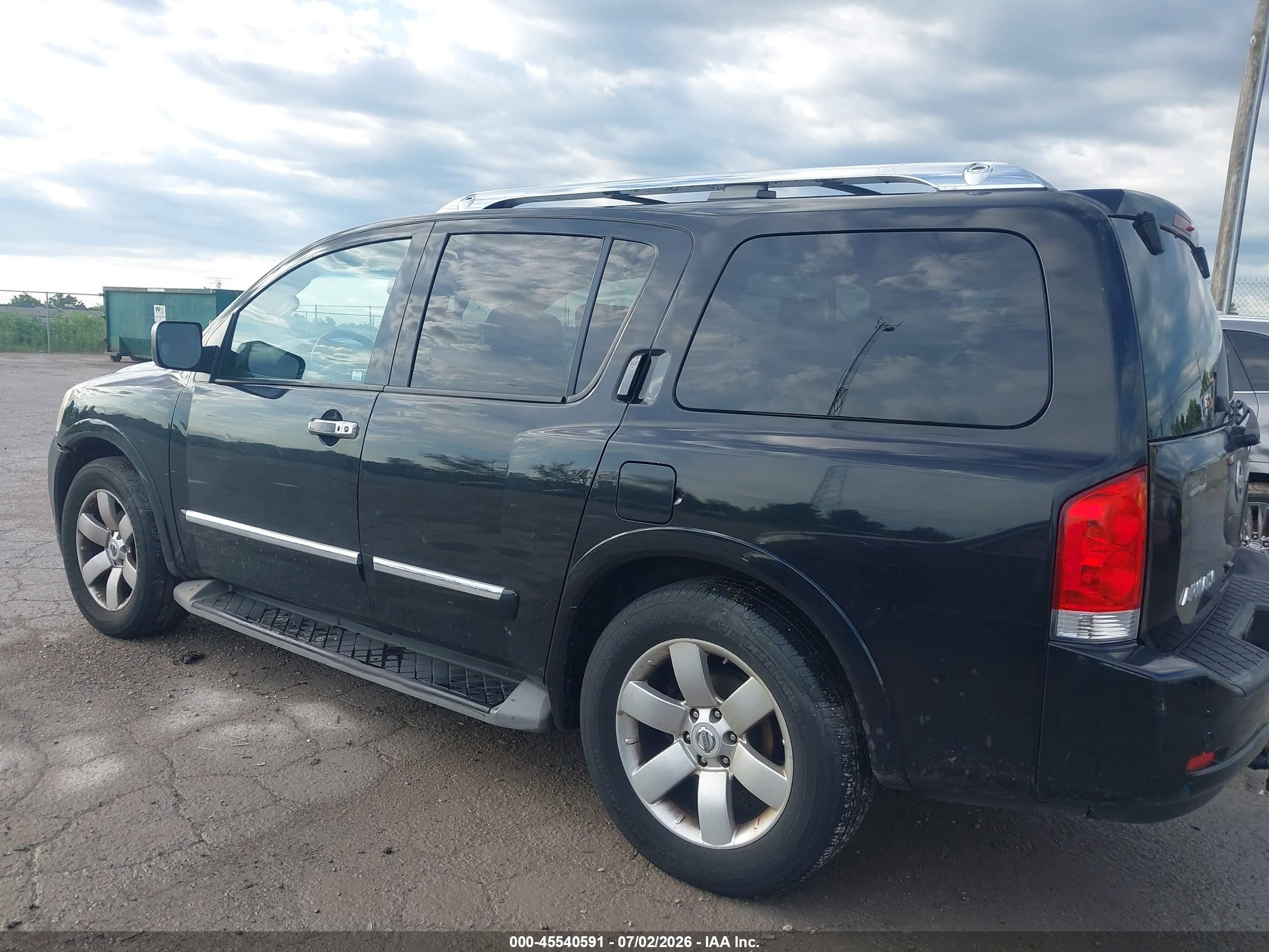 2013 Nissan Armada Sl Black vin: 5N1BA0ND6DN615495