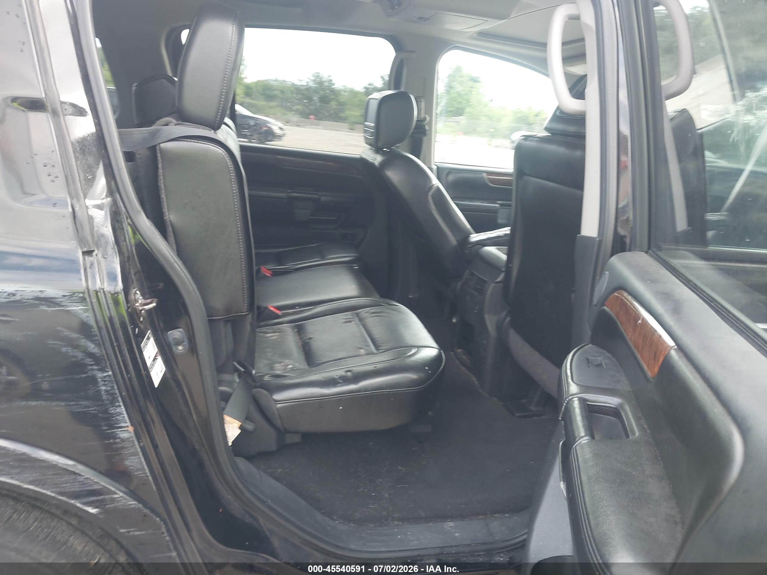 2013 Nissan Armada Sl Black vin: 5N1BA0ND6DN615495