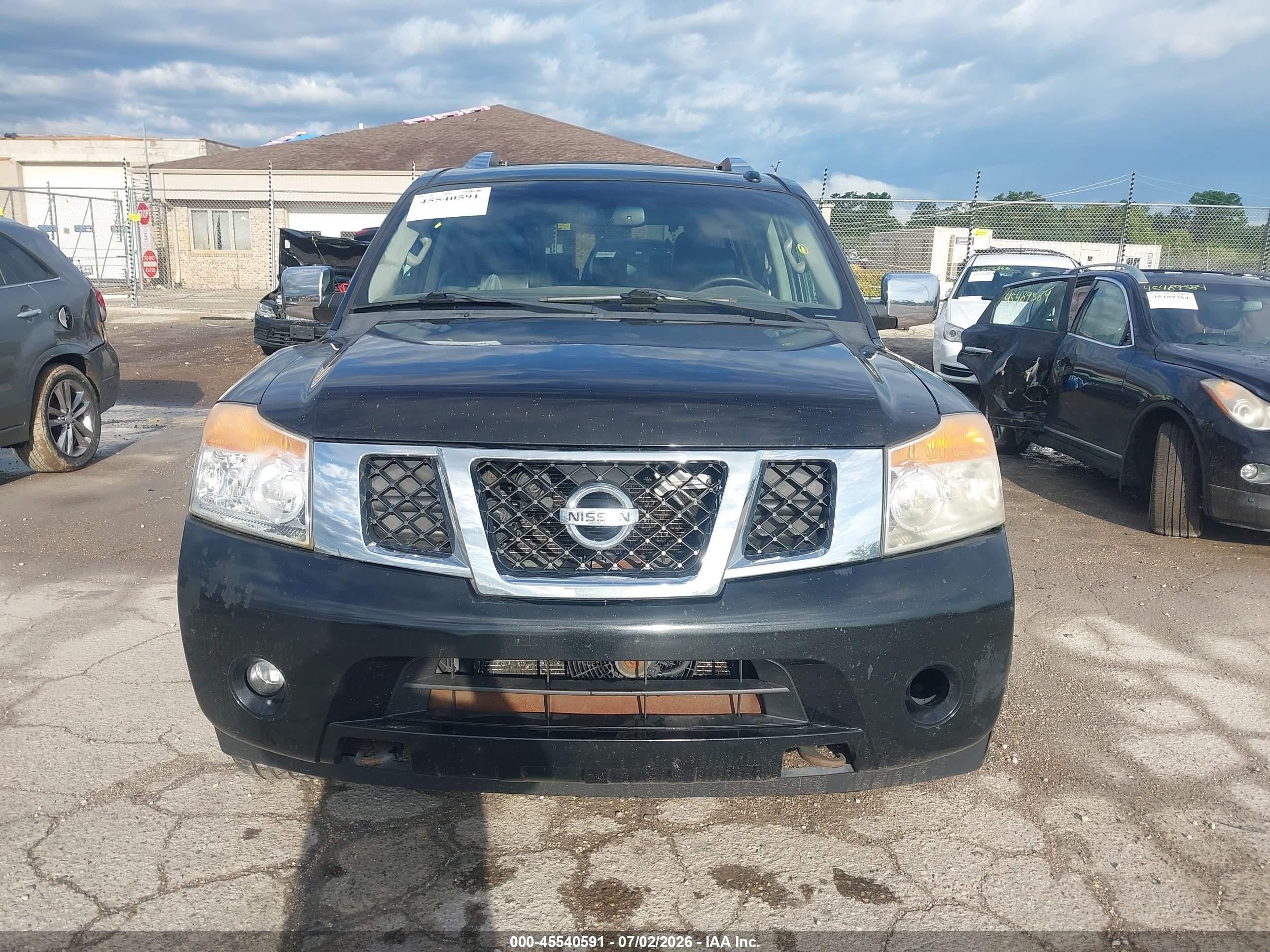 2013 Nissan Armada Sl Black vin: 5N1BA0ND6DN615495