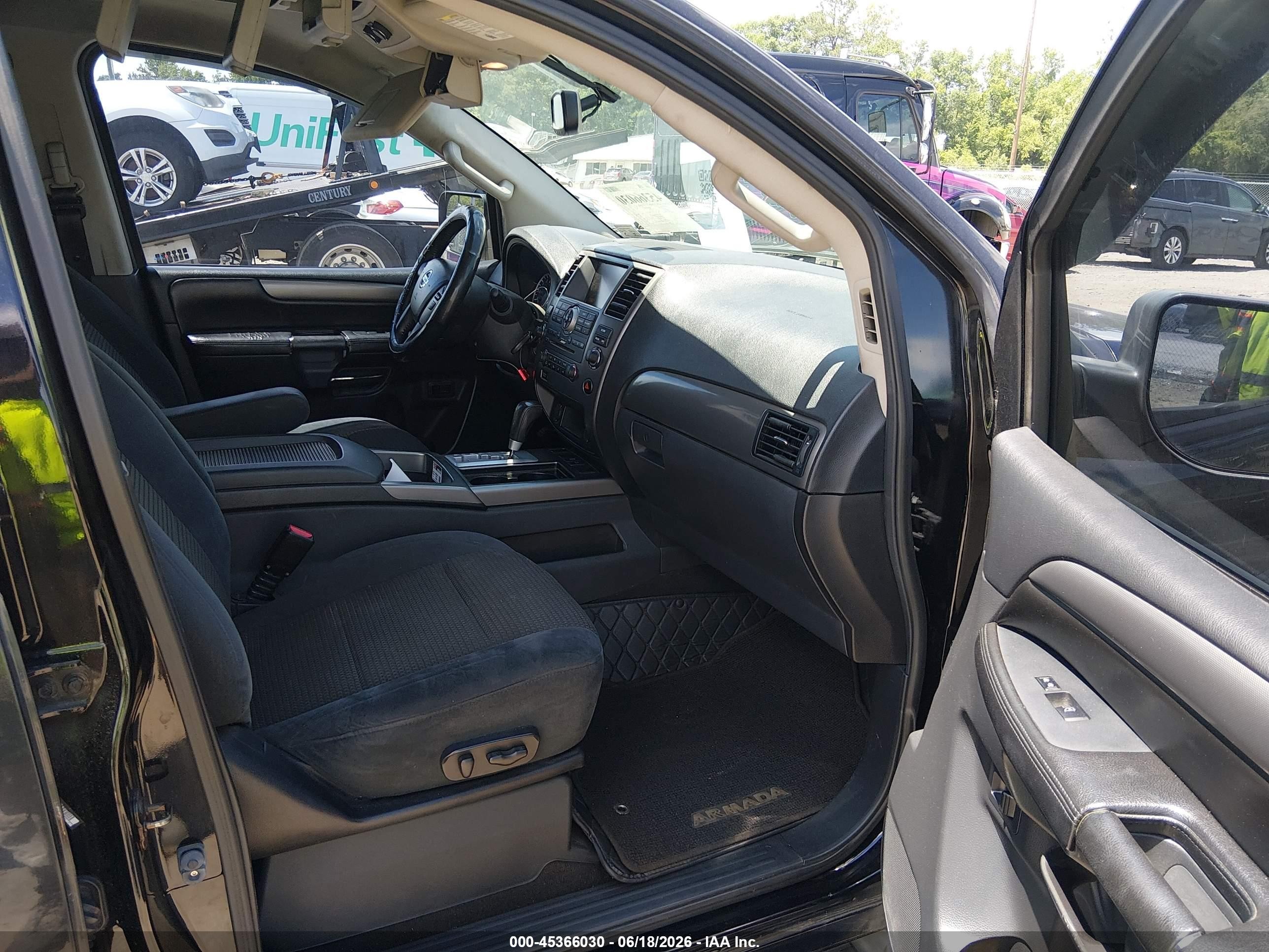 2014 Nissan Armada Sv Black vin: 5N1BA0ND6EN604238