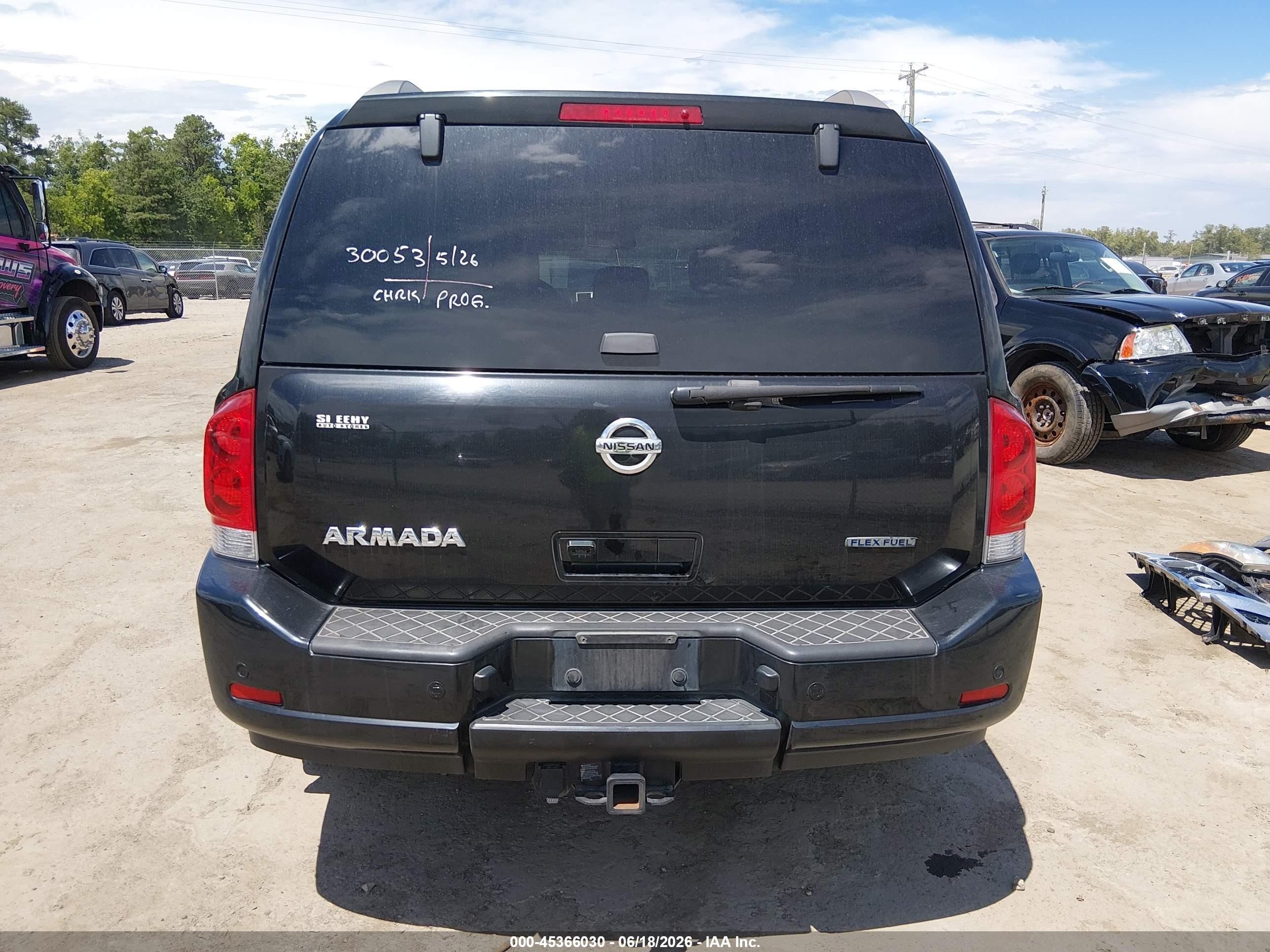 2014 Nissan Armada Sv Black vin: 5N1BA0ND6EN604238