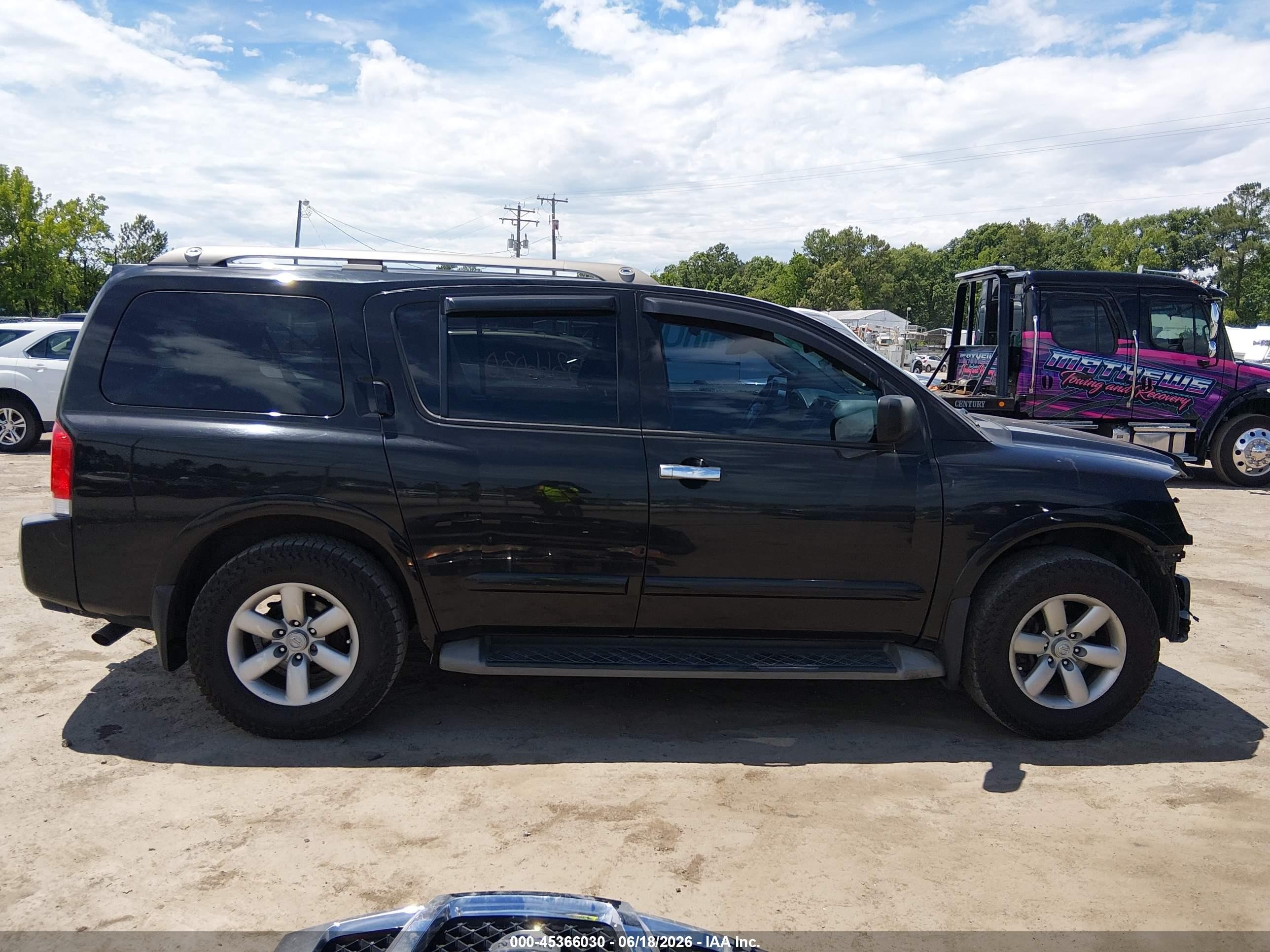 2014 Nissan Armada Sv Black vin: 5N1BA0ND6EN604238