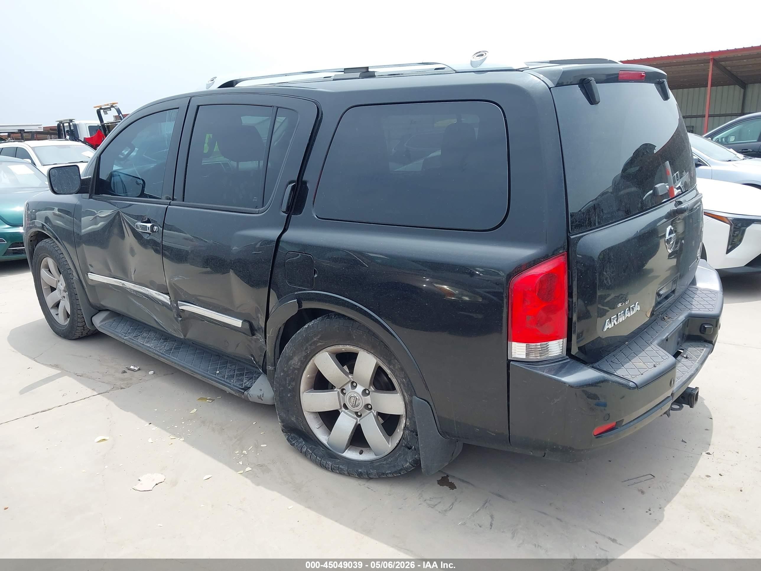 2014 Nissan Armada Sl Black vin: 5N1BA0ND6EN611996