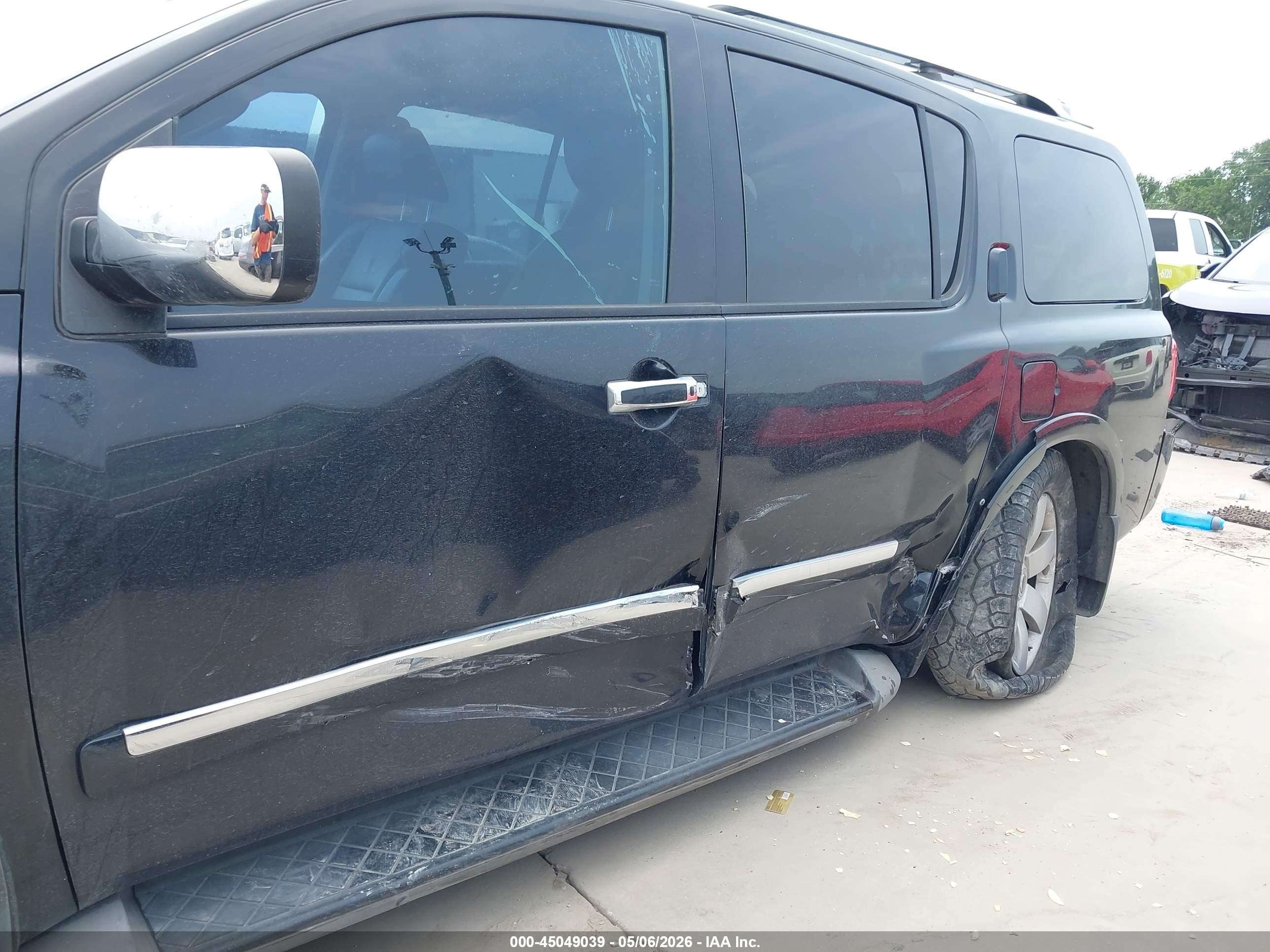 2014 Nissan Armada Sl Black vin: 5N1BA0ND6EN611996