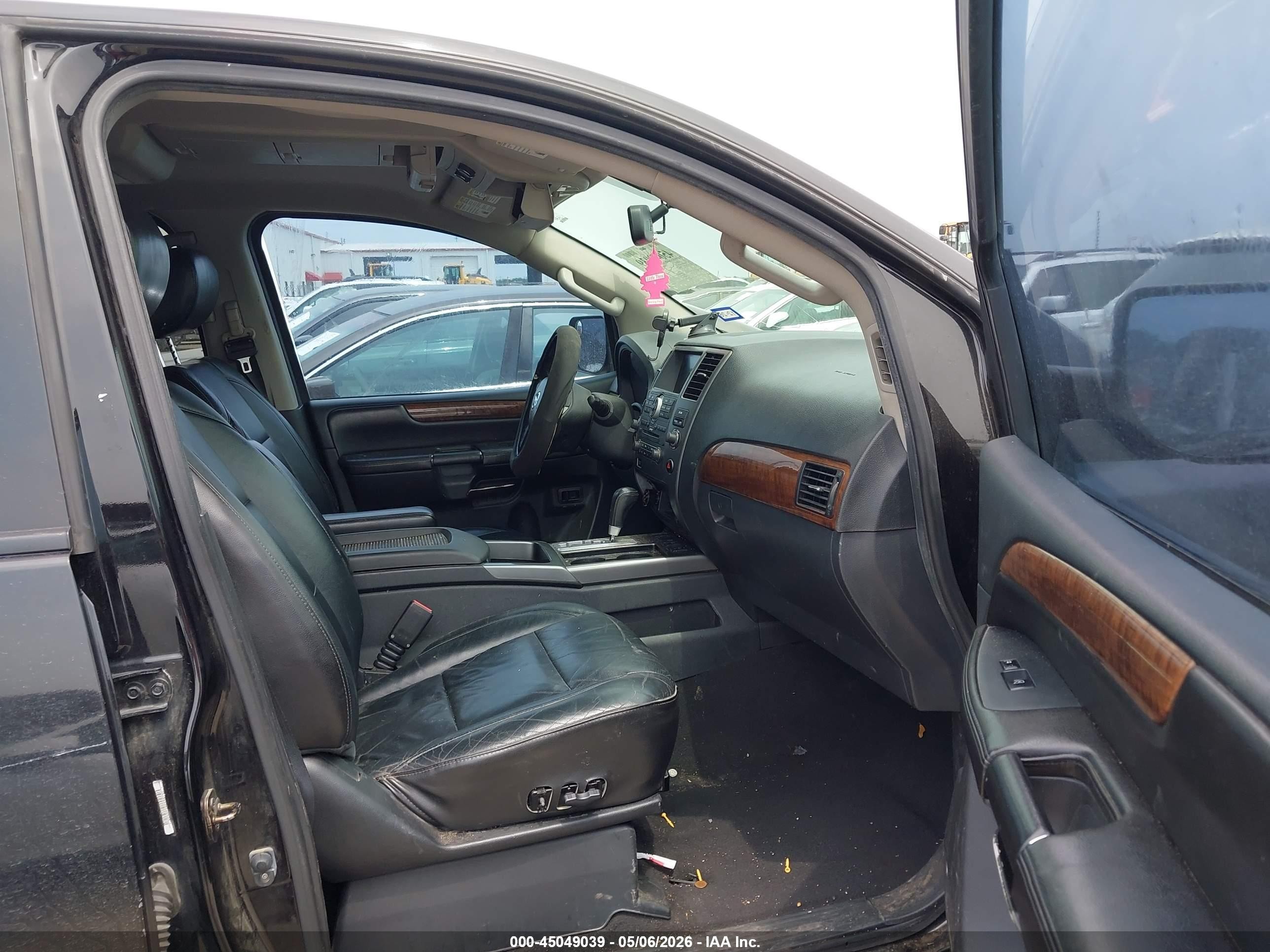 2014 Nissan Armada Sl Black vin: 5N1BA0ND6EN611996