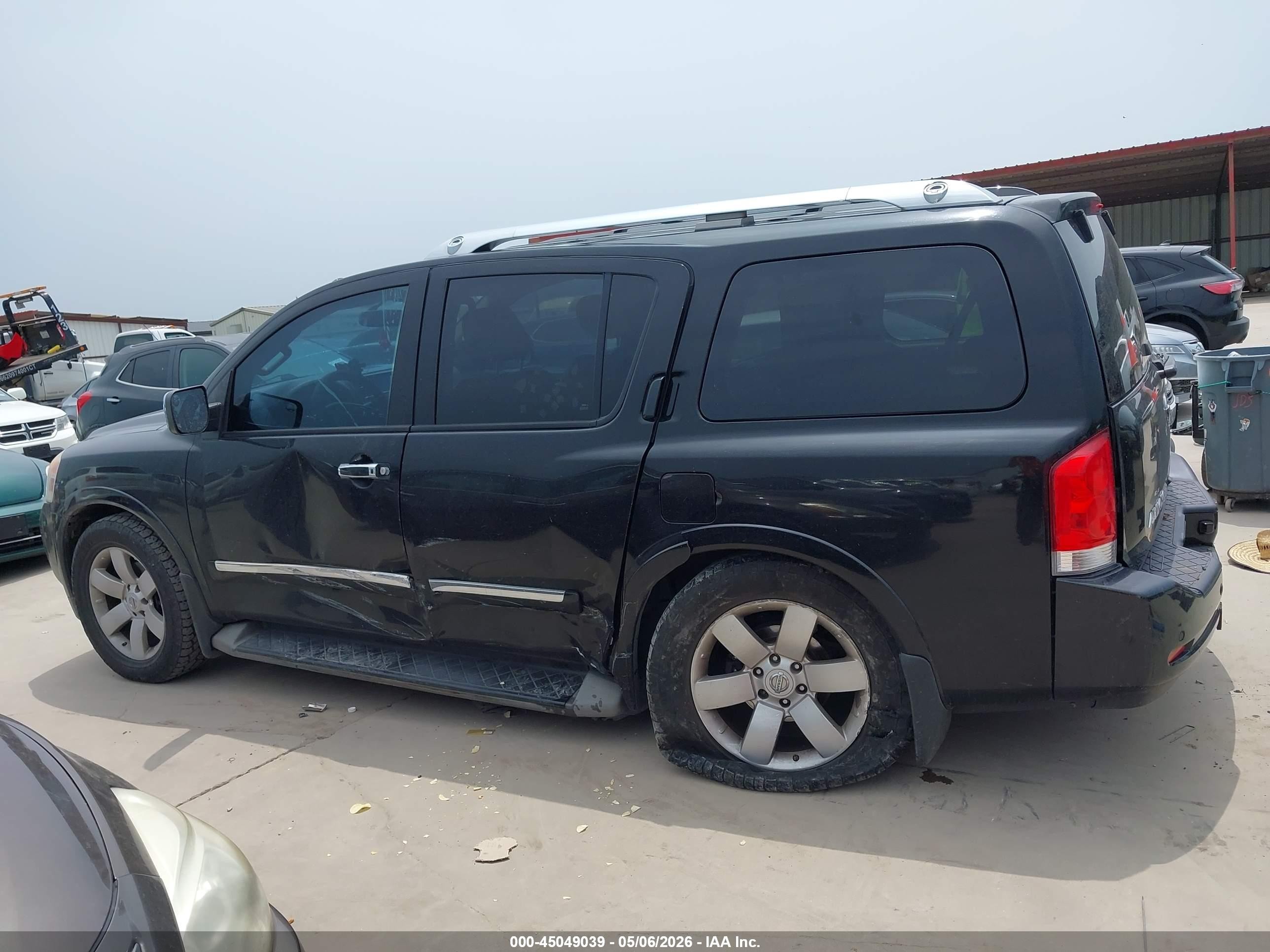 2014 Nissan Armada Sl Black vin: 5N1BA0ND6EN611996