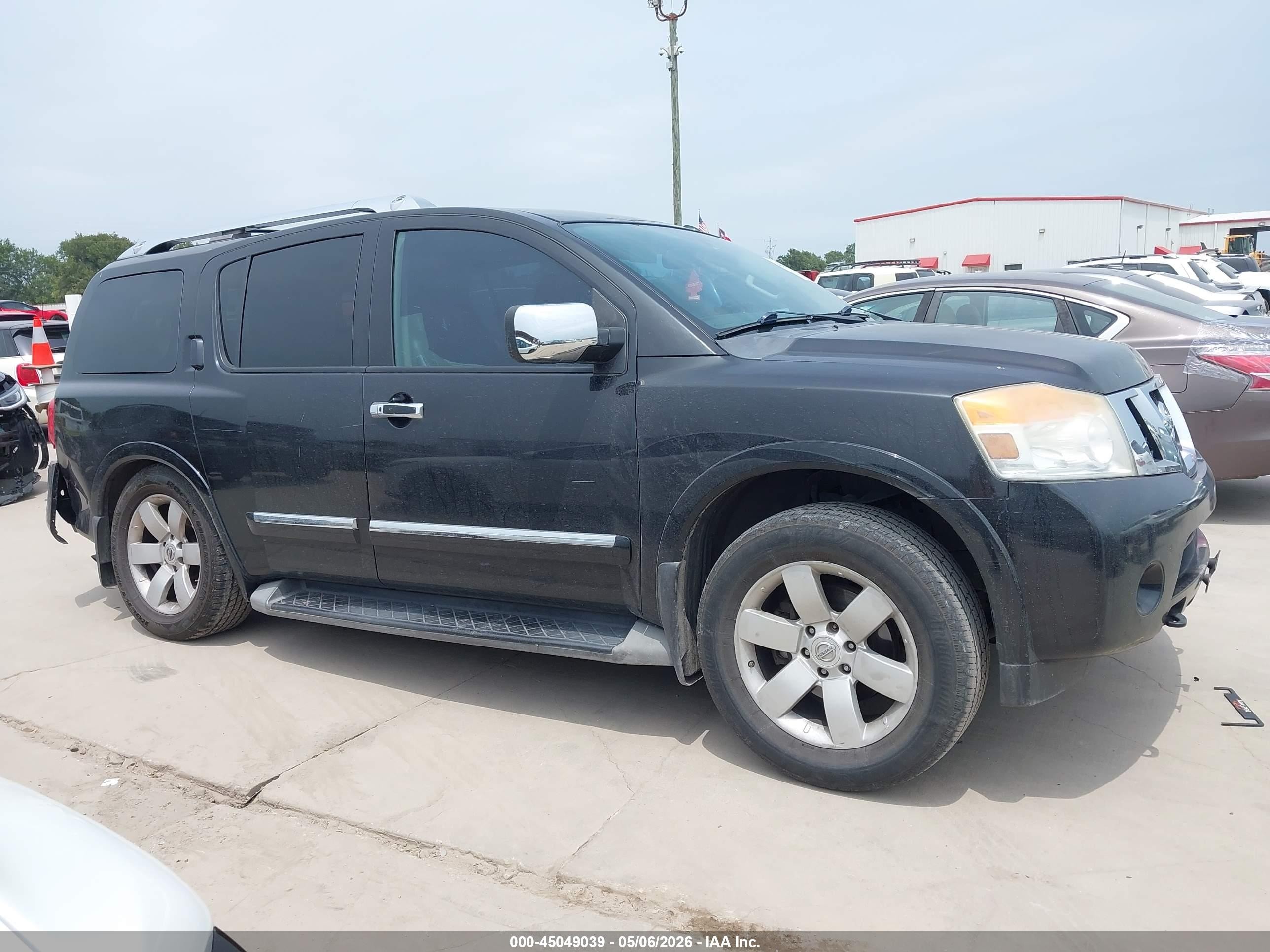 2014 Nissan Armada Sl Black vin: 5N1BA0ND6EN611996