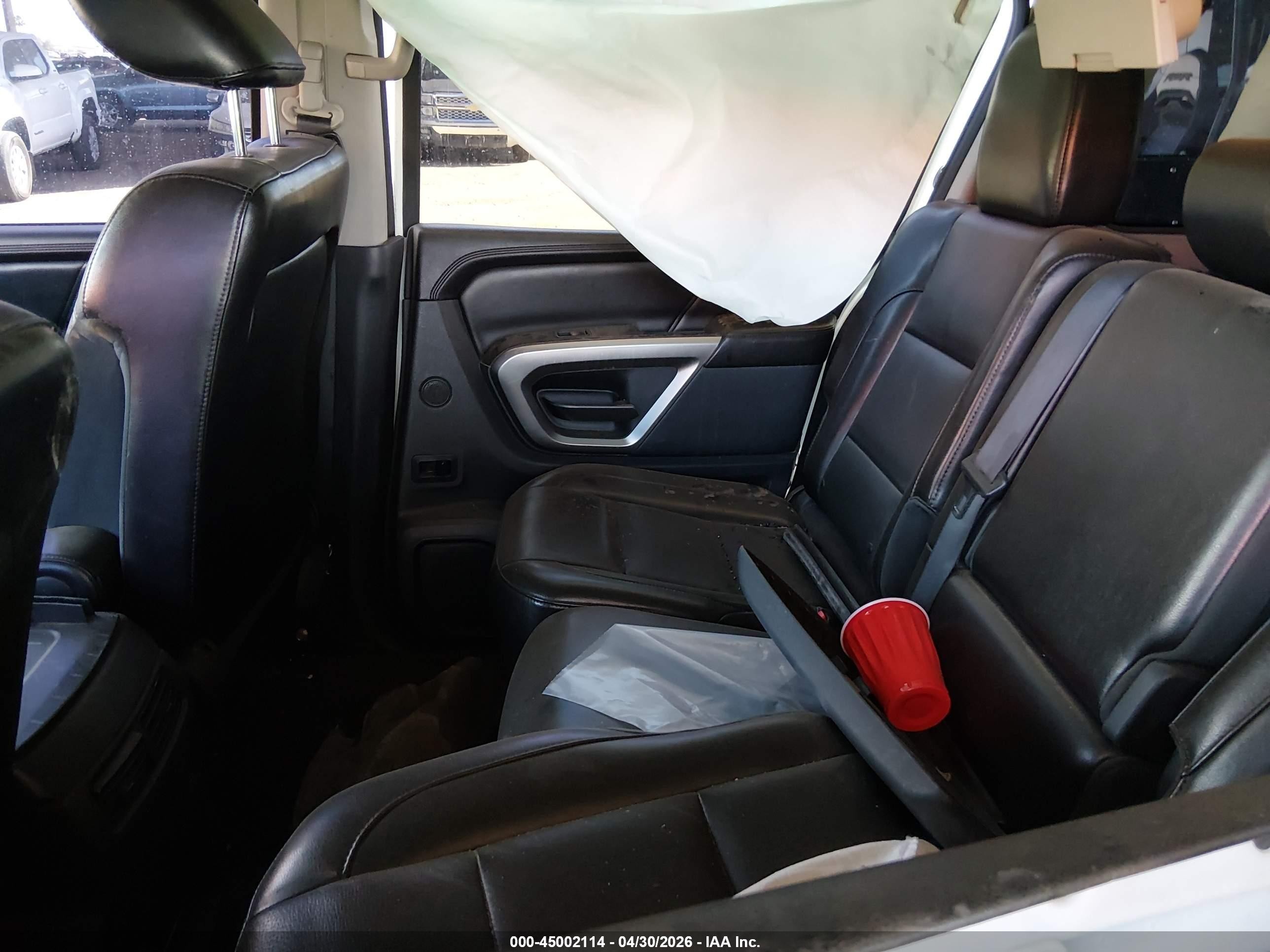 2015 Nissan Armada Sl White vin: 5N1BA0ND6FN619632
