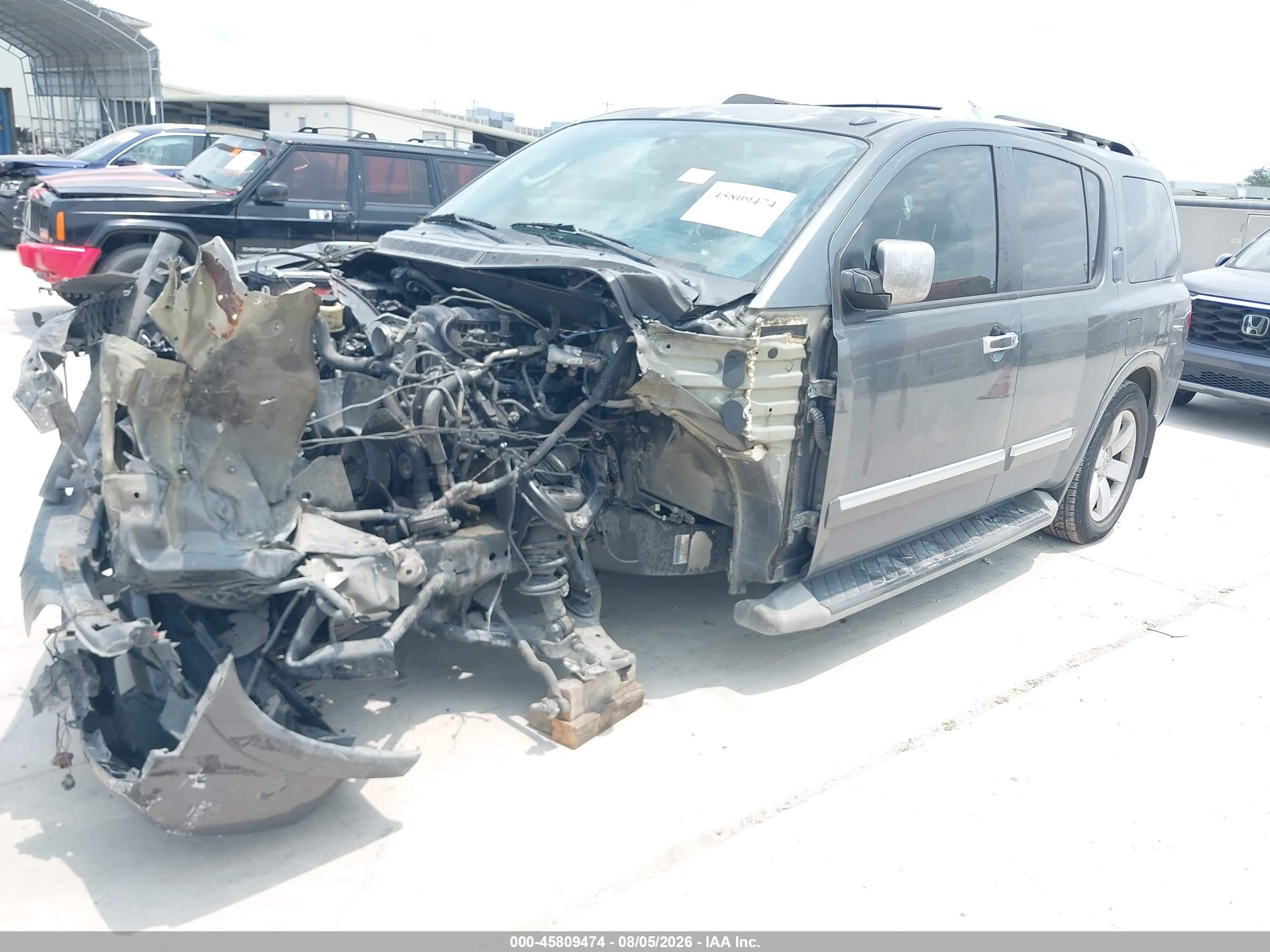 2010 Nissan Armada Titanium Gray vin: 5N1BA0ND7AN620751
